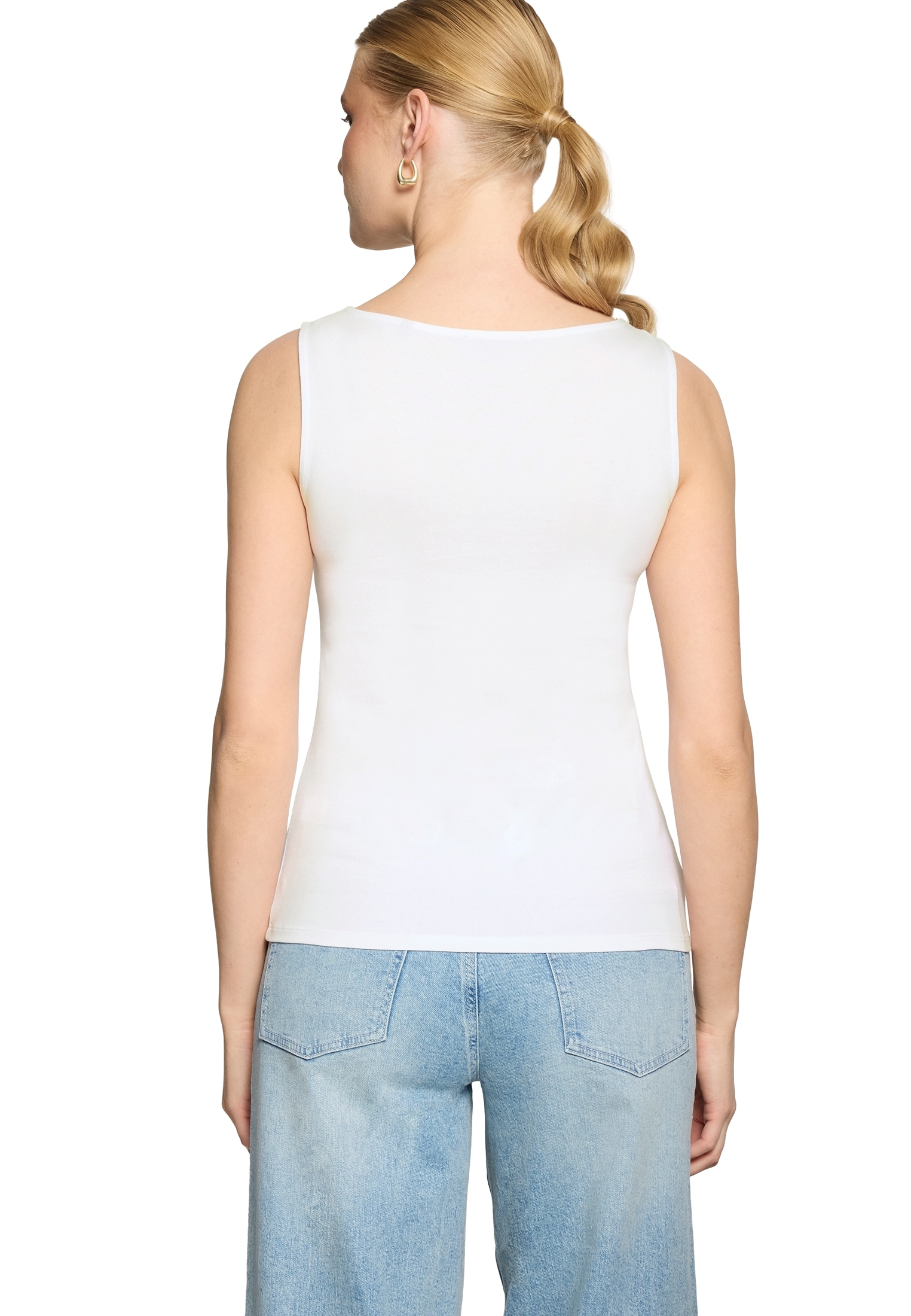 Zero Tanktop »Damen Shirt mit U-Boot-Ausschnitt« Material