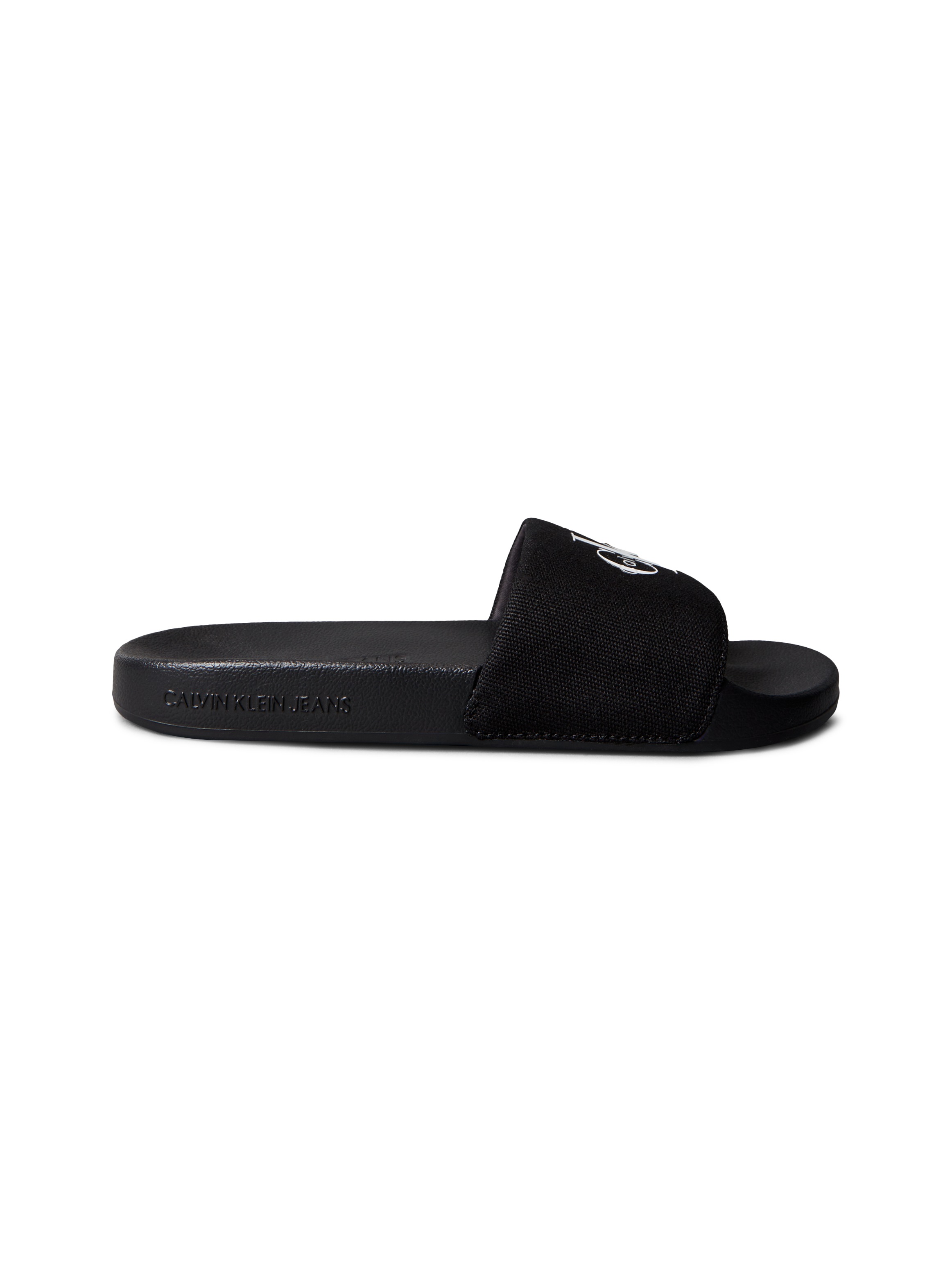 Calvin Klein Jeans Badepantolette »SLIDE MONOGRAM WN LOGO CK«  Strandschuh, Pool Slides, Badeschuh, Flat mit Logo