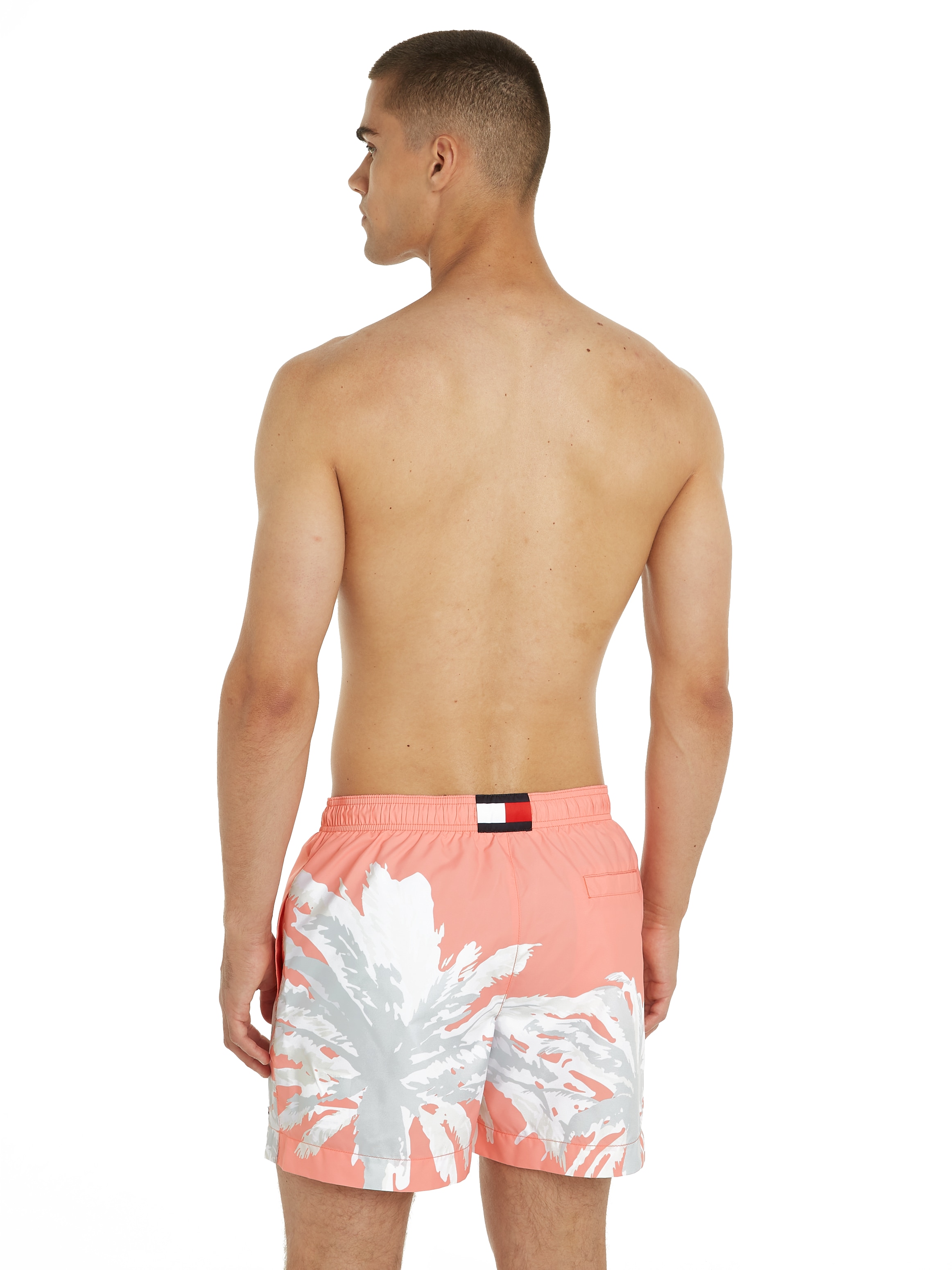 Tommy Hilfiger Swimwear Badeshorts "MEDIUM DRAWSTRING PLACED", mit Palmenpr günstig online kaufen