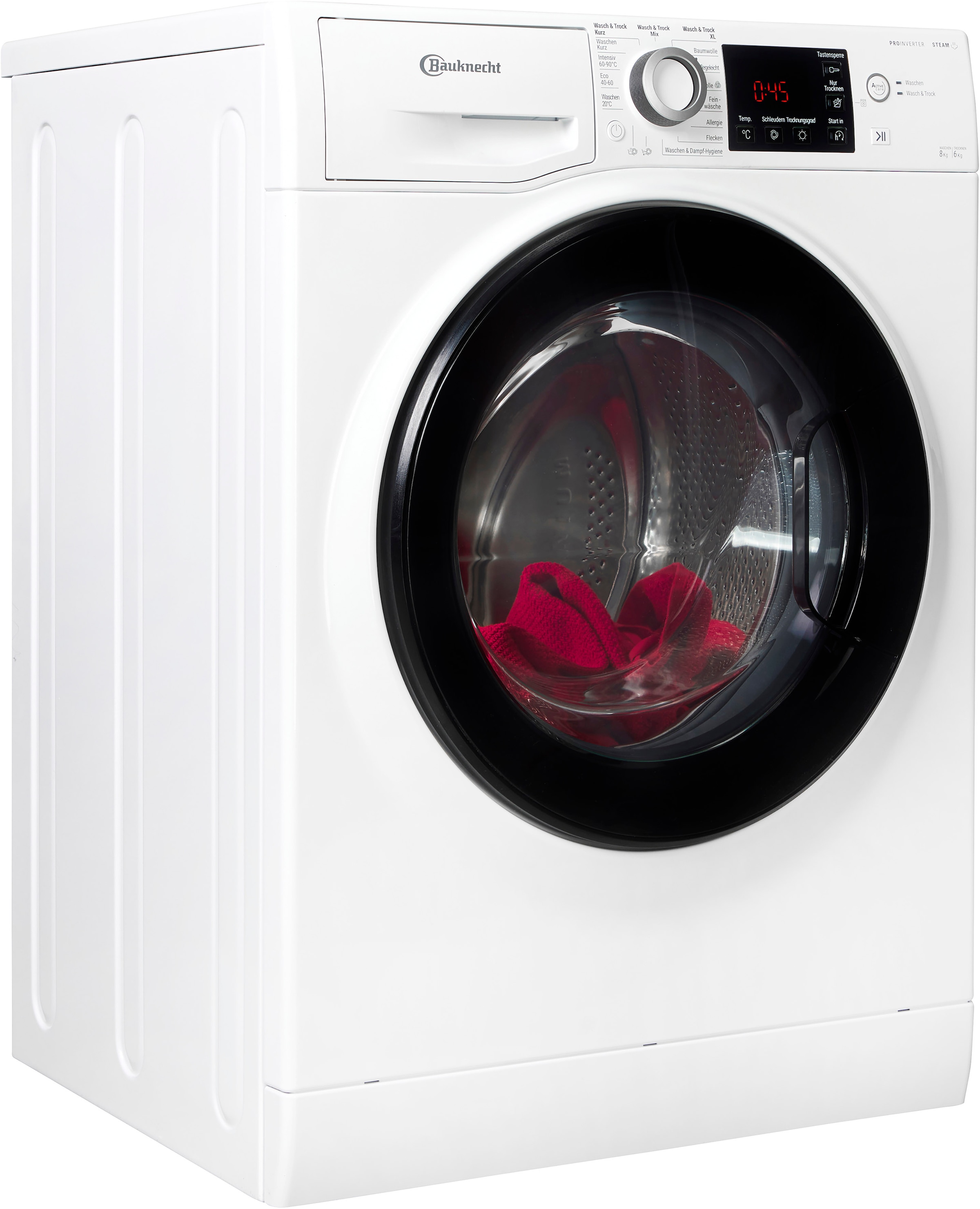BAUKNECHT Waschtrockner "WT Super Eco 8614 C" 8 kg /6 kg 75 dB(A) günstig online kaufen