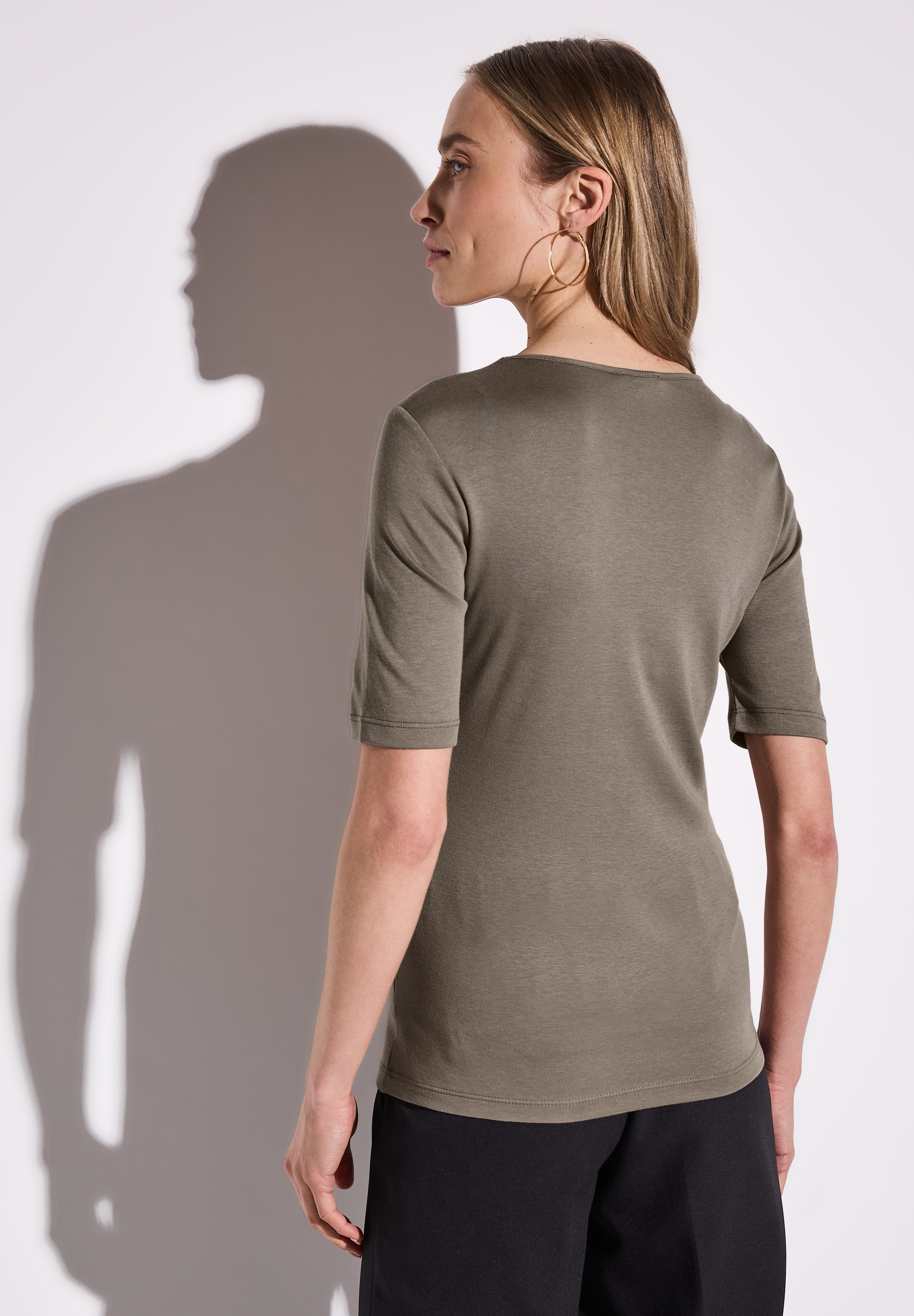 STREET ONE T-Shirt, im soften Baumwoll-Mix