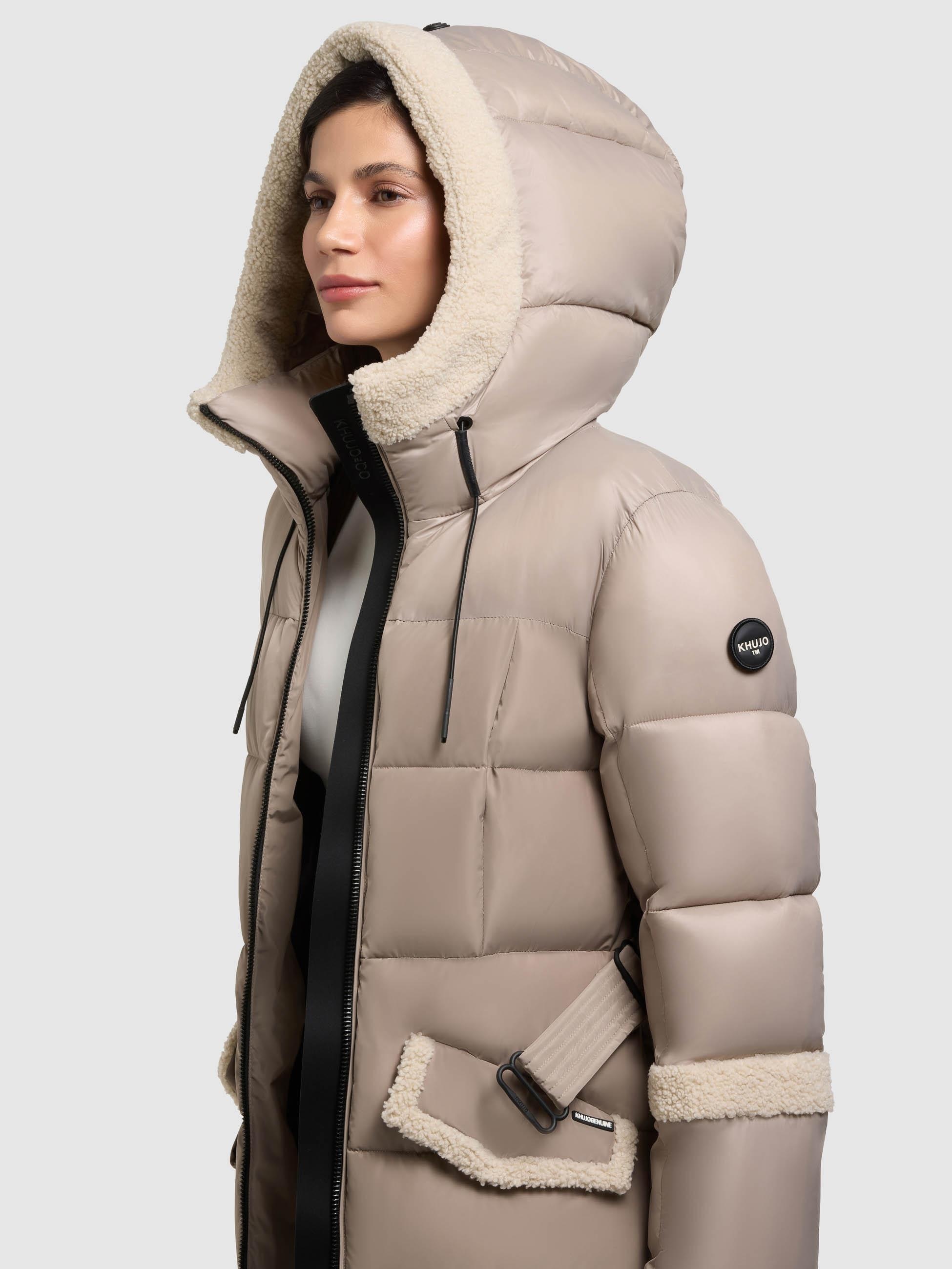 khujo Steppmantel »Julita2« Warmer Damen Hybrid-Mantel mit zahlreichen Features