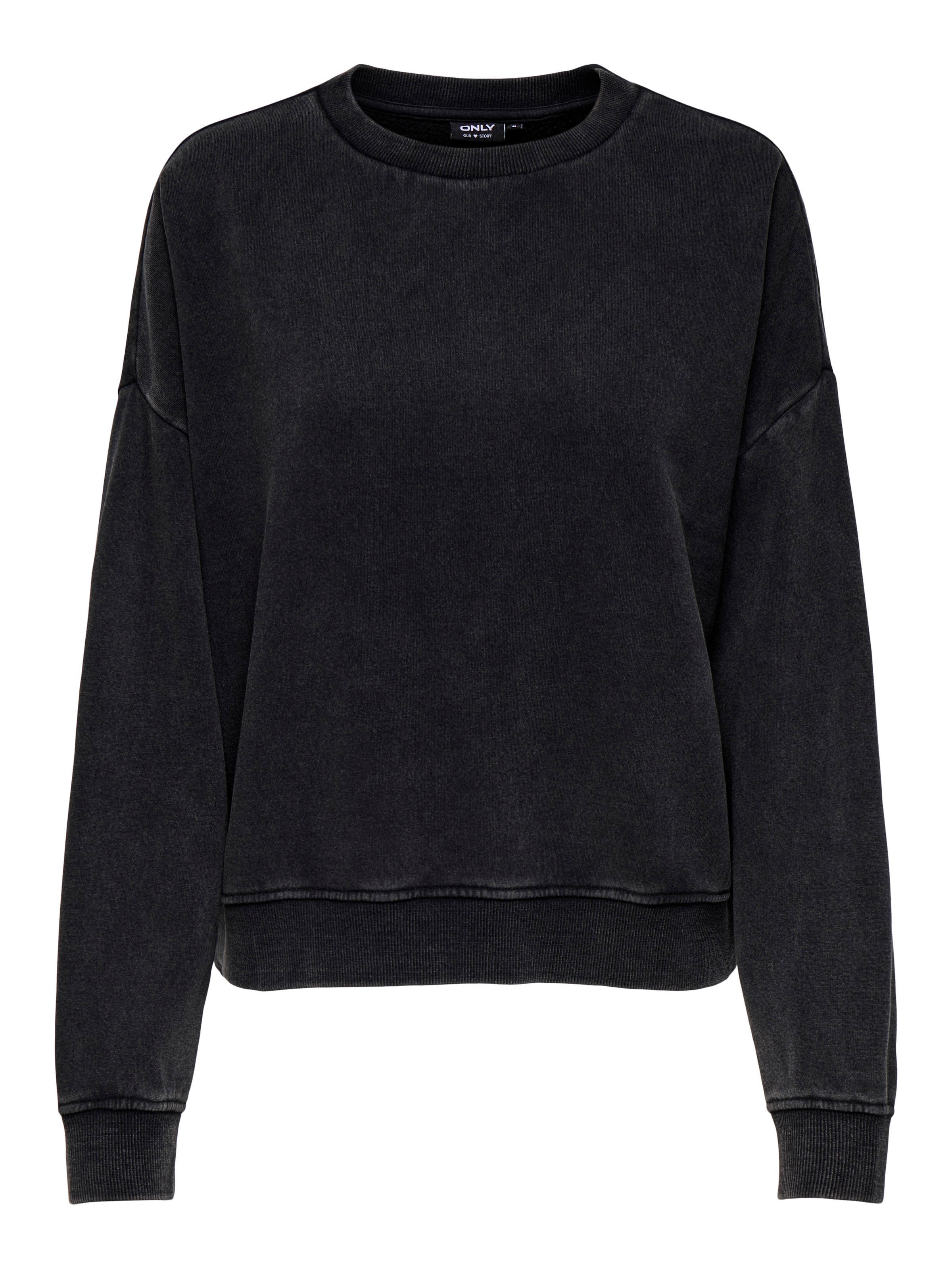 ONLY Sweatshirt "ONLSWEAT L/S CREW OVERSIZE SWT", Baumwollmischung, loose fit, Rundhals