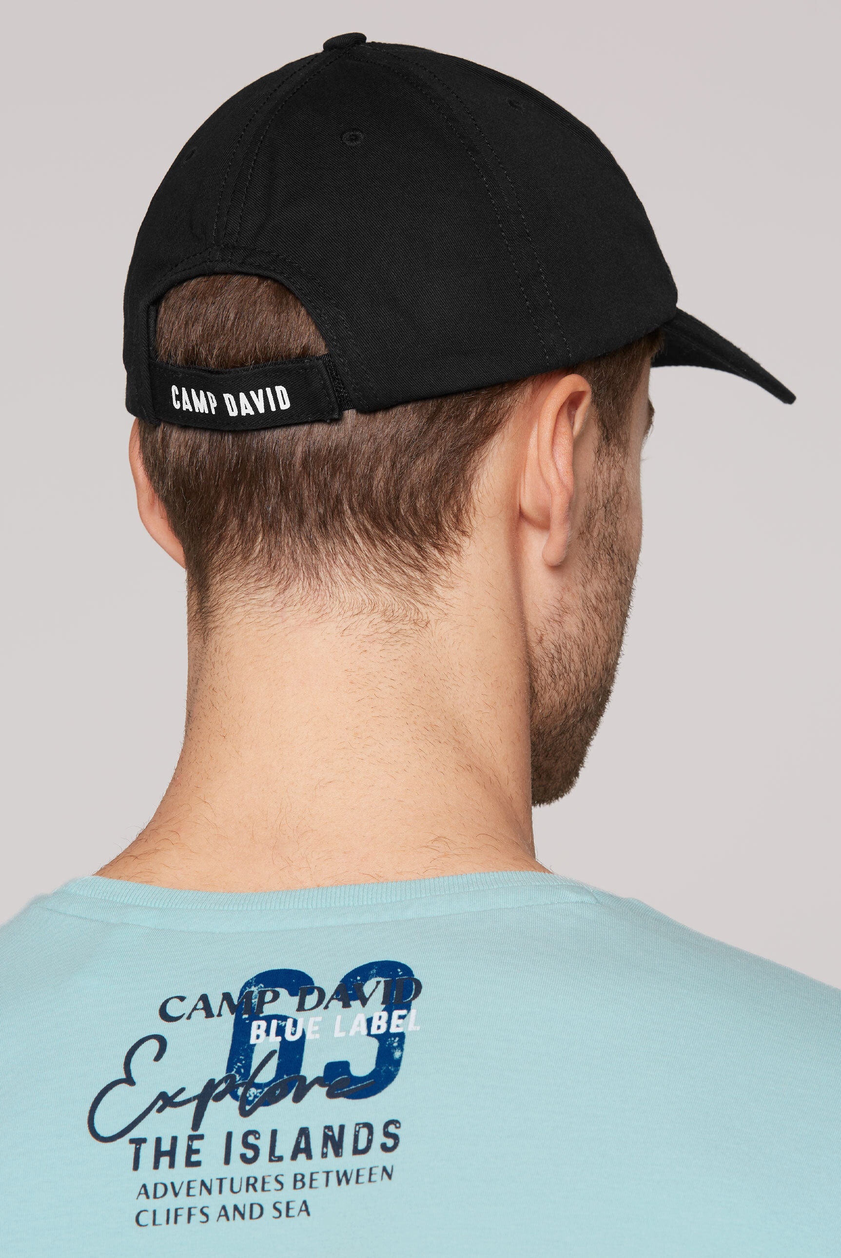 CAMP DAVID Baseball Cap, mit verstärktem Schirm