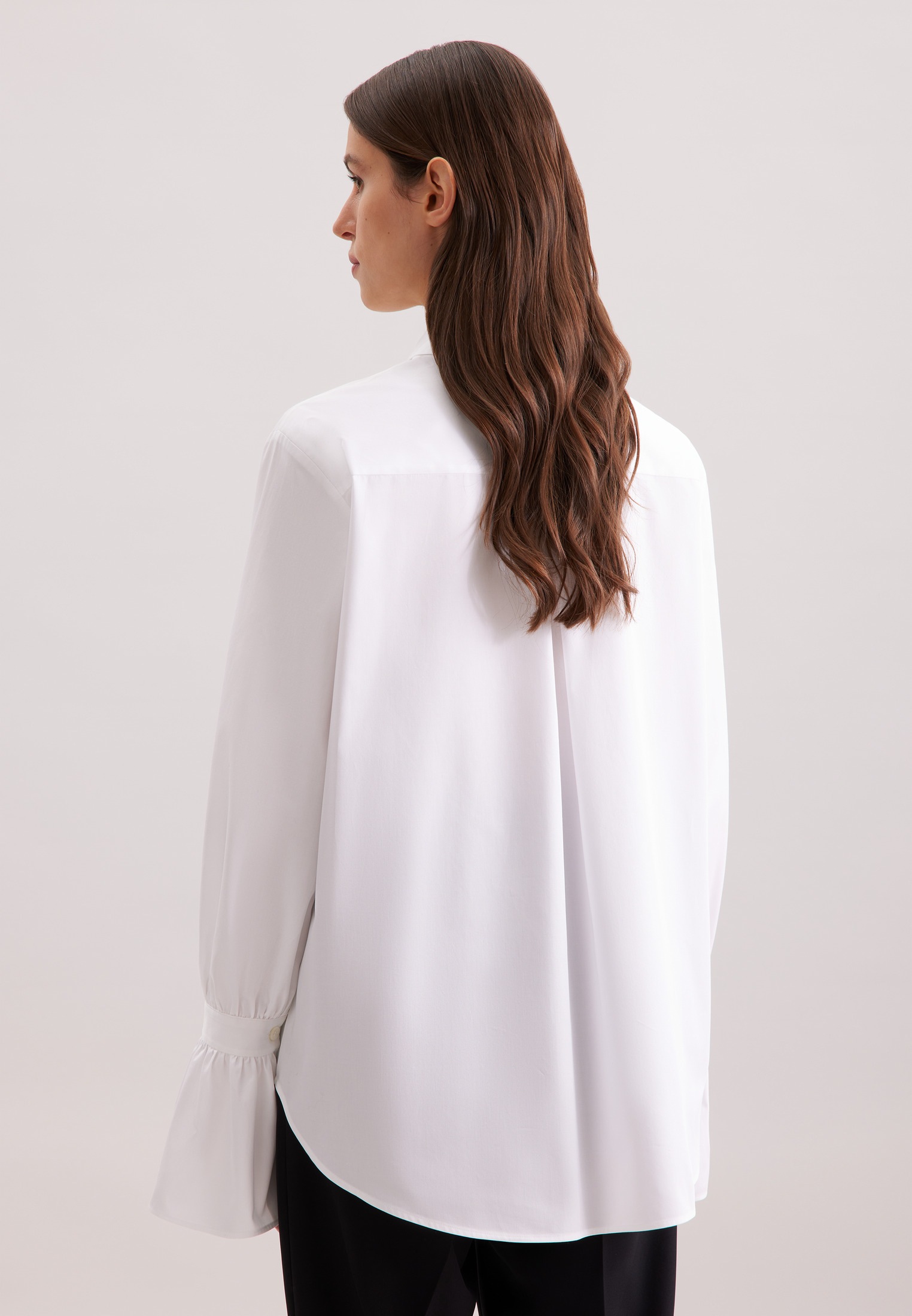 seidensticker Hemdbluse "Schwarze Rose" 1/1 Kragen Uni günstig online kaufen