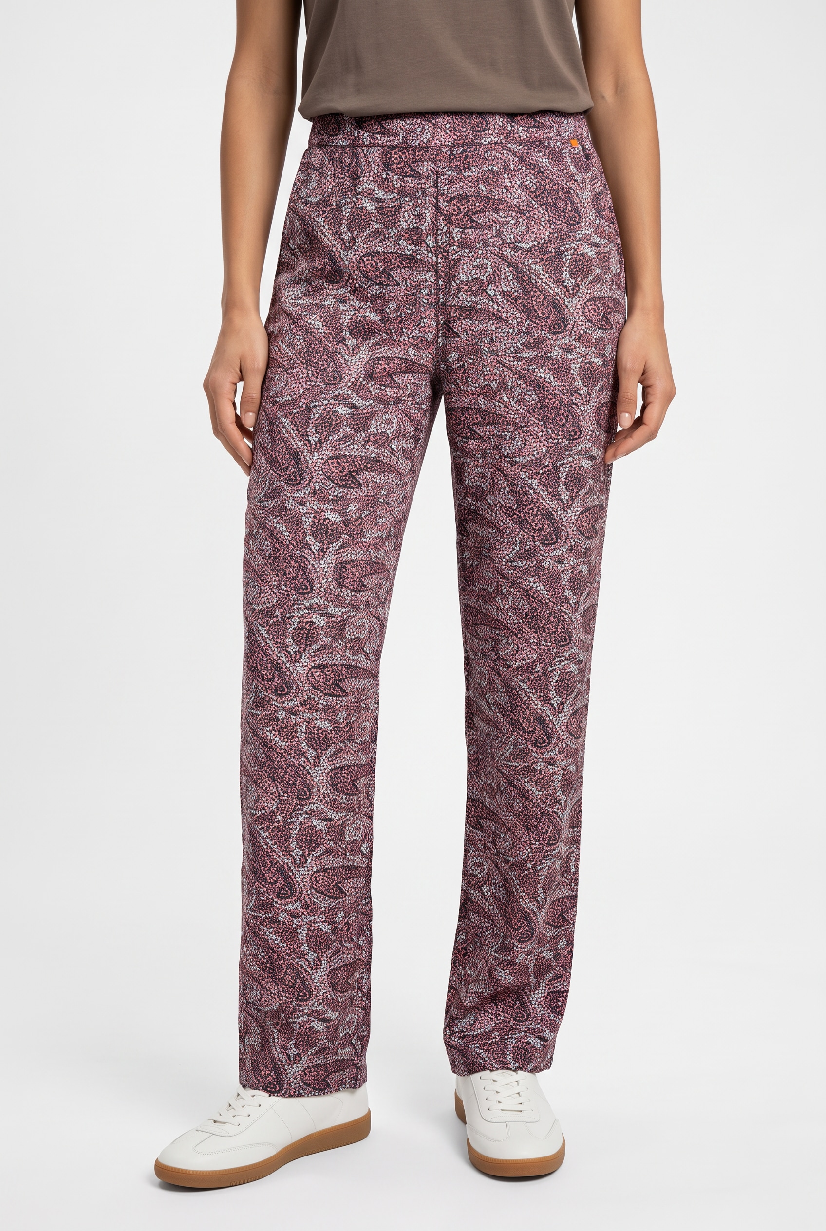 BOSS ORANGE Webhose "Teska Premium Damenmode" mit Paisley-Muster