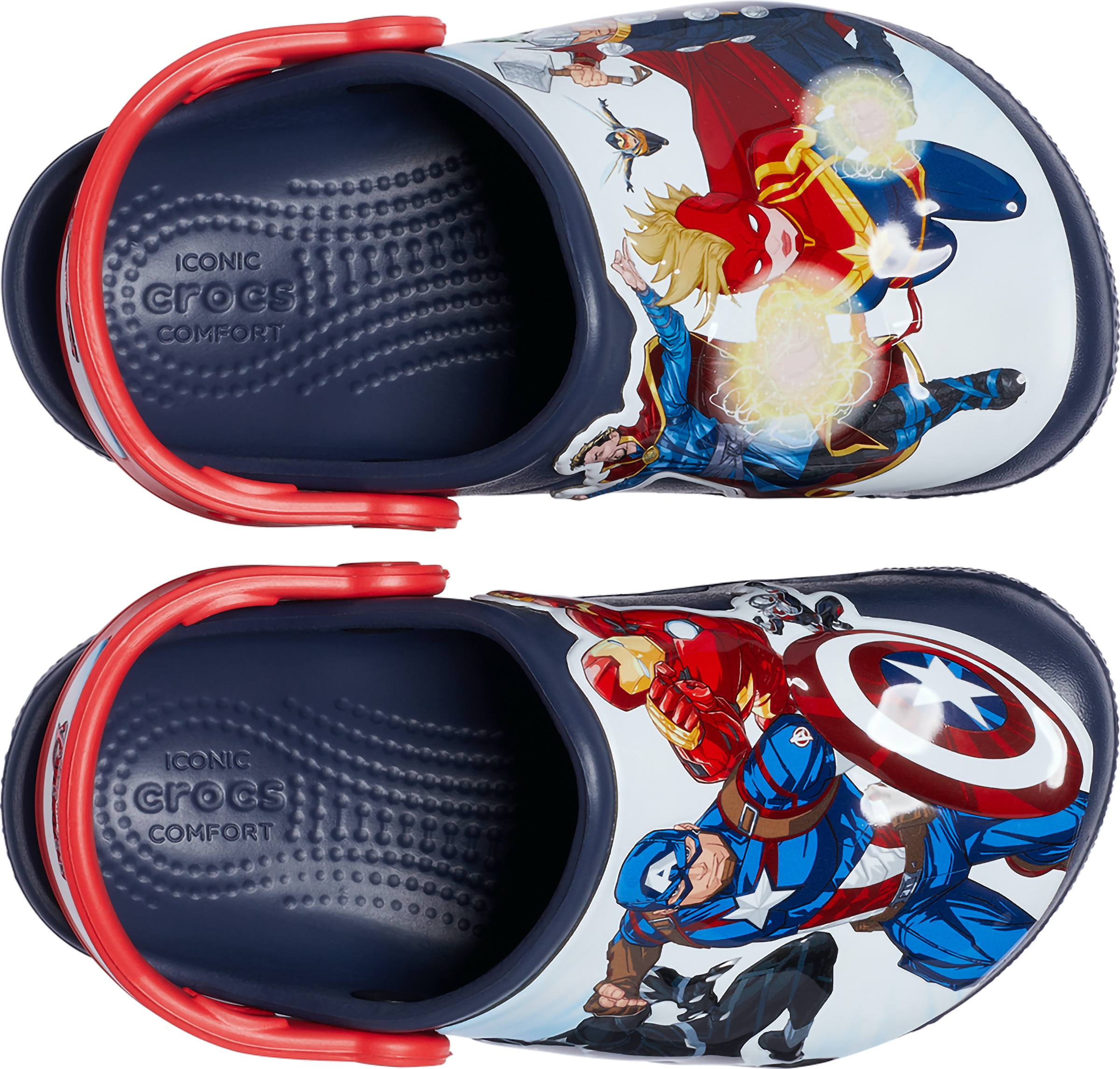 Marvel Patch bestellen mit BAUR Clog Print Crocs T«, Avengers | online »Crocs FL Clog