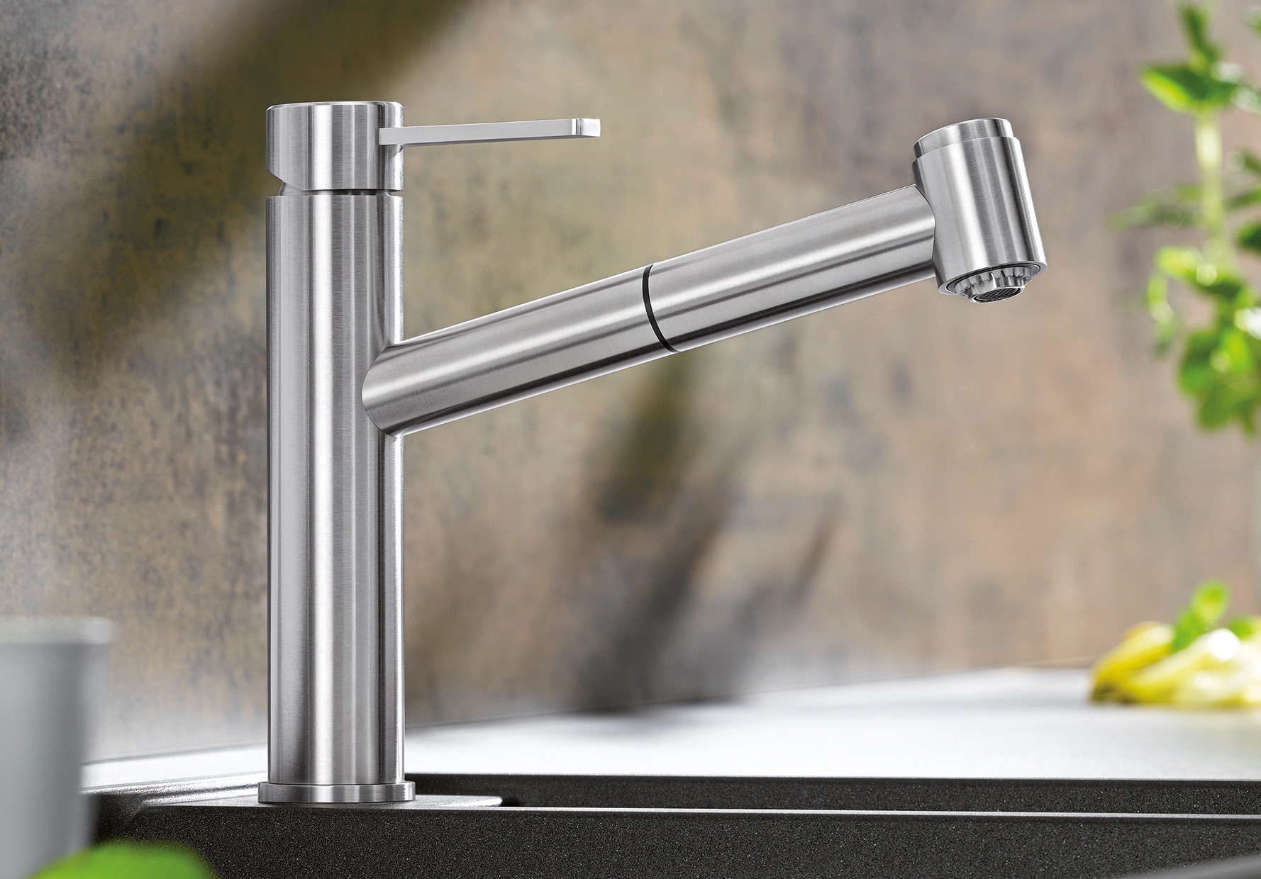 Blanco Küchenarmatur »AMBIS-S« Hochdruck, mit herausziehbarer Zweistrahlbrause