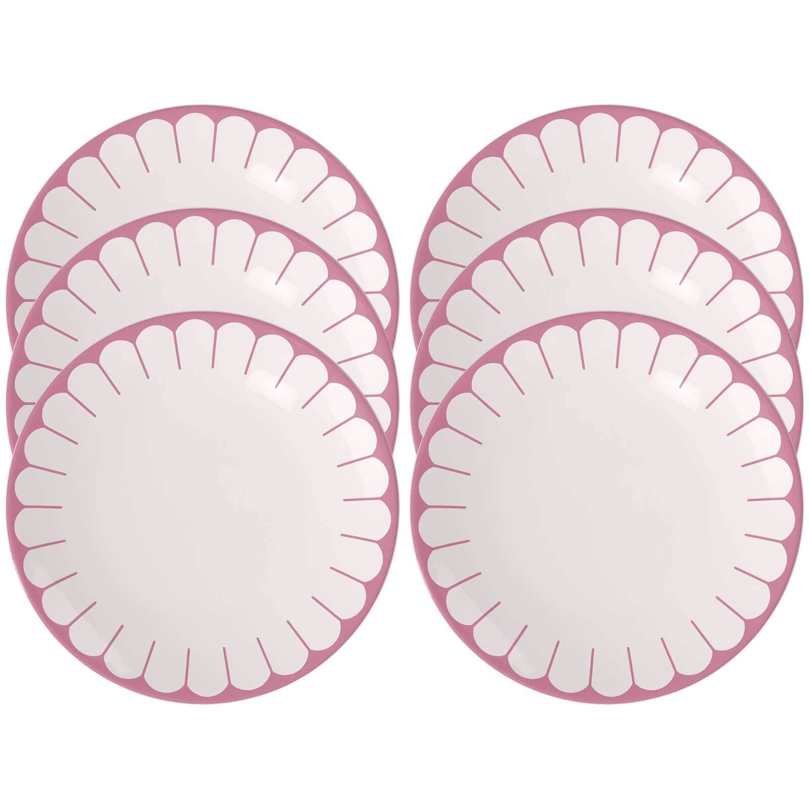 Villeroy & Boch Speiseteller "Speiseteller Fleur Couleur ø 26,6 cm 6er Set"