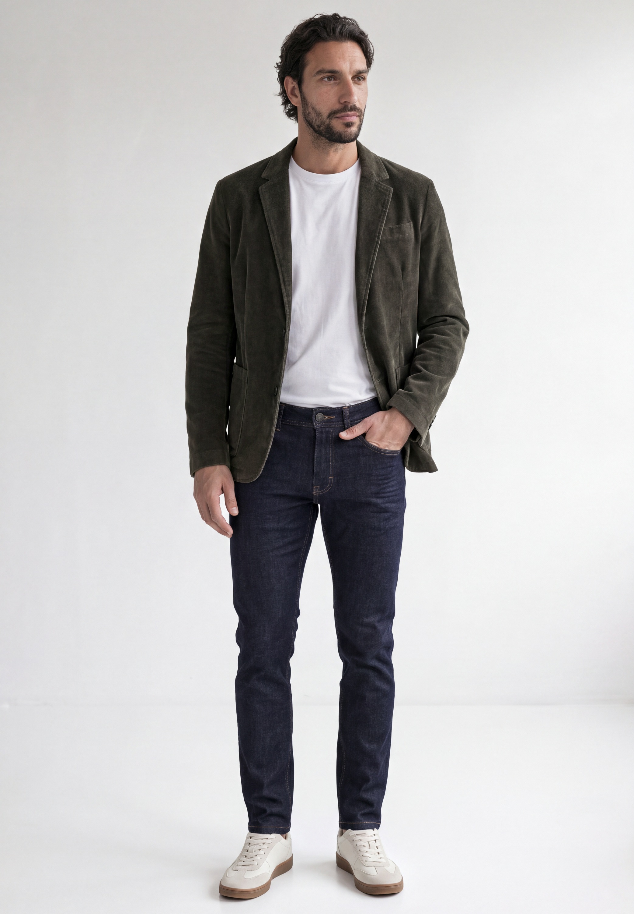 STREET ONE MEN Sakko in Cord-Optik