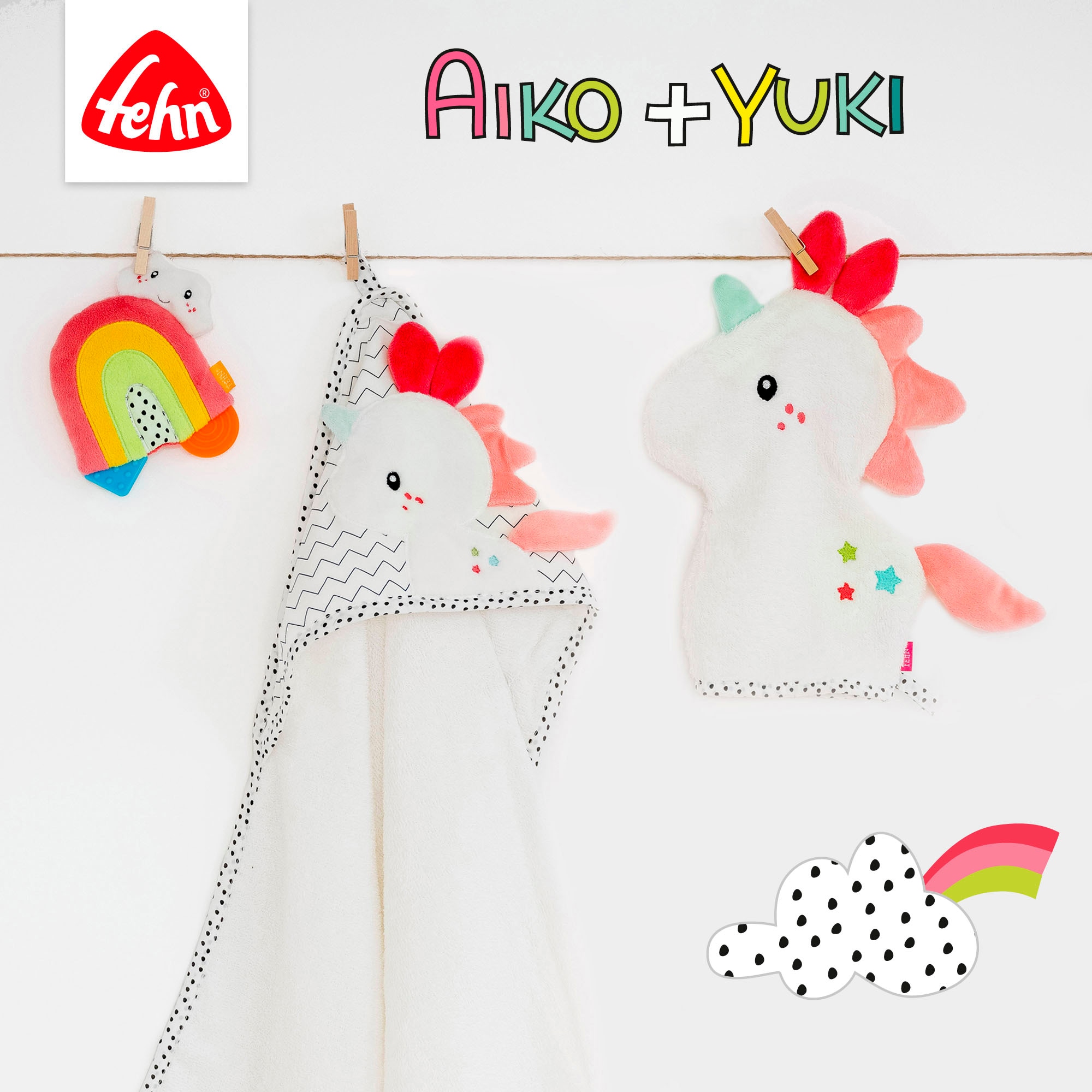 Fehn Spielbogen »Aiko & Yuki, 3-D-Activity-Decke«, mit Krabbeldecke