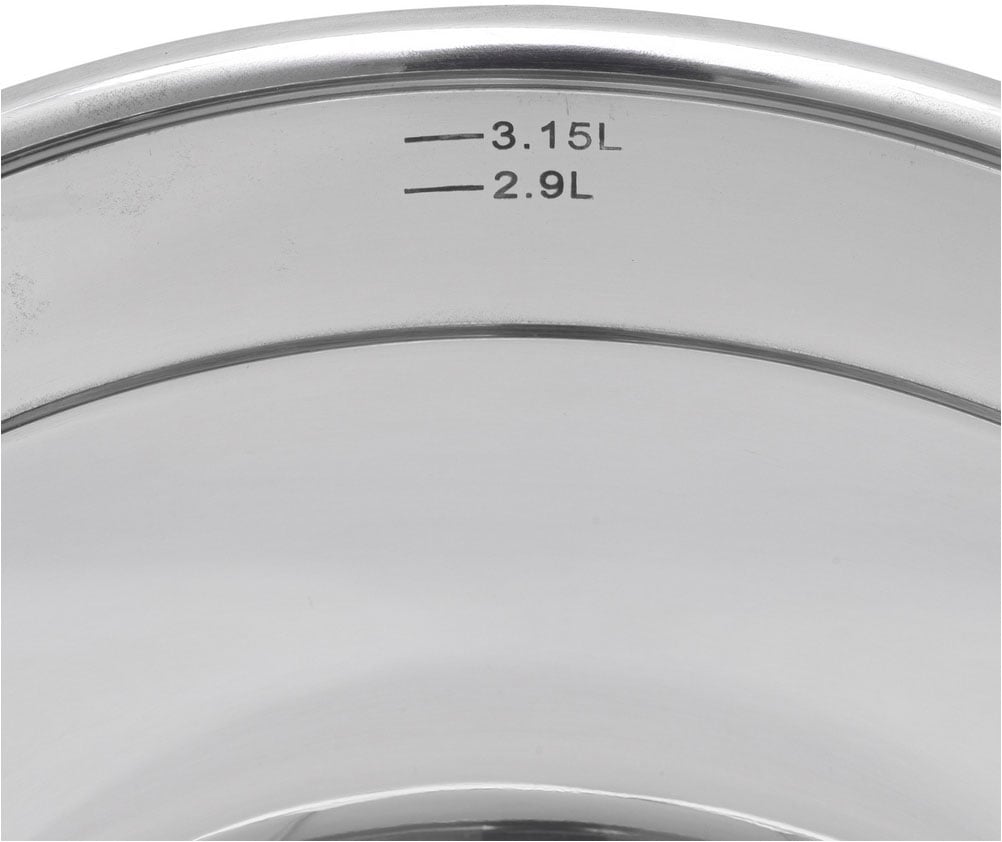 RESTO Kitchenware Kochtopf »Rigel, Topf energiesparend und spülmaschinenfest«, Edelstahl 18/10, (2 tlg.), mit hitzebeständigem Glasdeckel, im Geschenkkarton