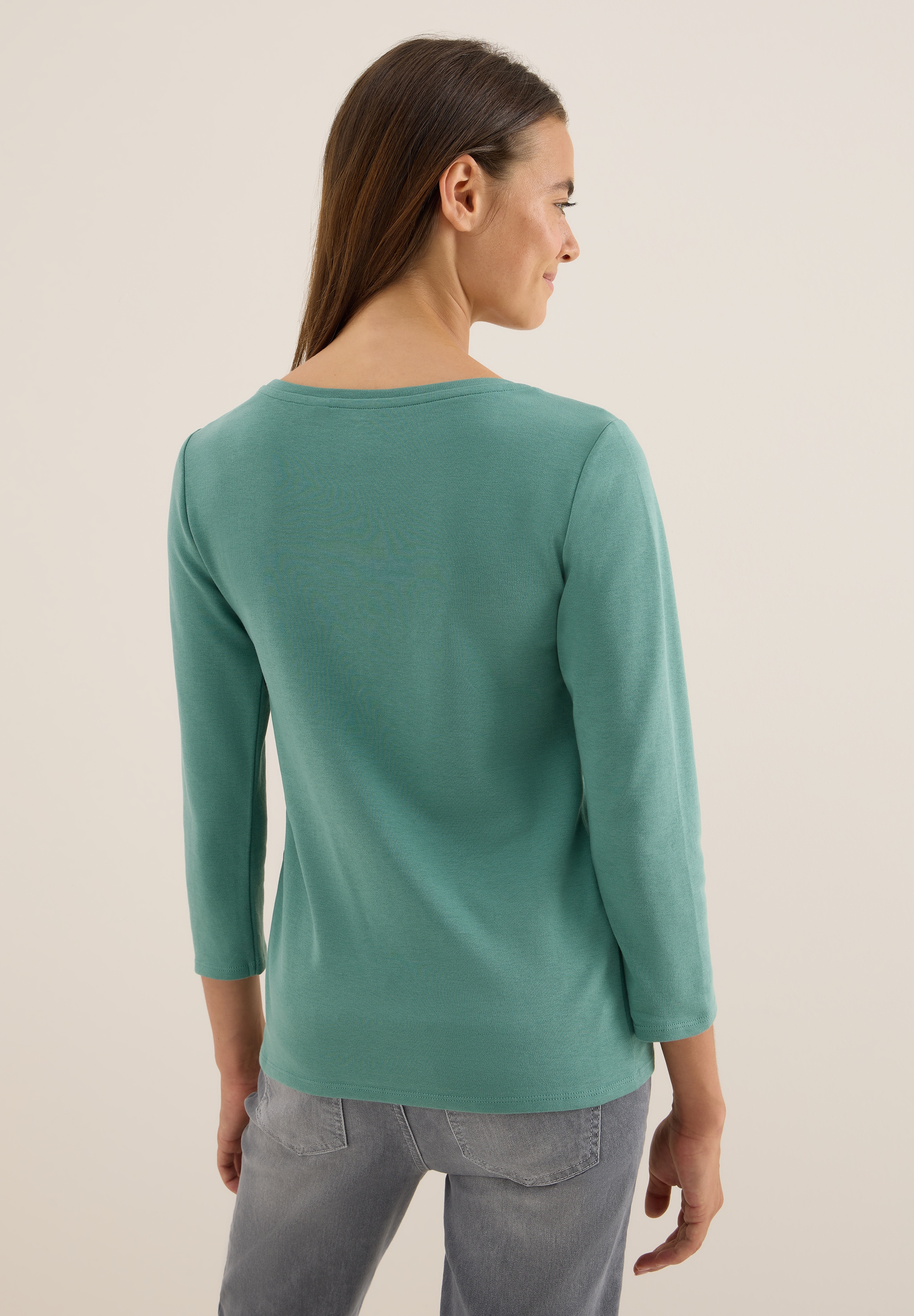 Cecil 3/4-Arm-Shirt, aus reiner Baumwolle