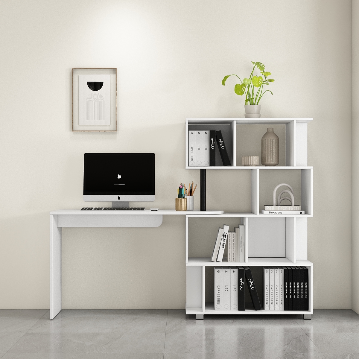 OTTO home Schreibtisch "Inovo", flexible Aufstellmöglichkeiten, wechselseit günstig online kaufen