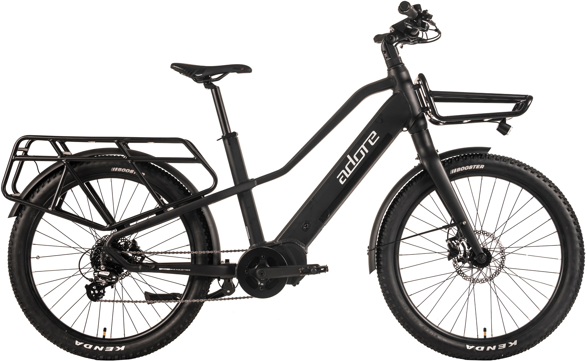 Adore E-Bike »28" Alu Urban E-Bike CX-501 Mittelmotor 85NM / 15Ah Schwarz matt«, 8 Gang, Shimano, Altus, Mittelmotor 250 W