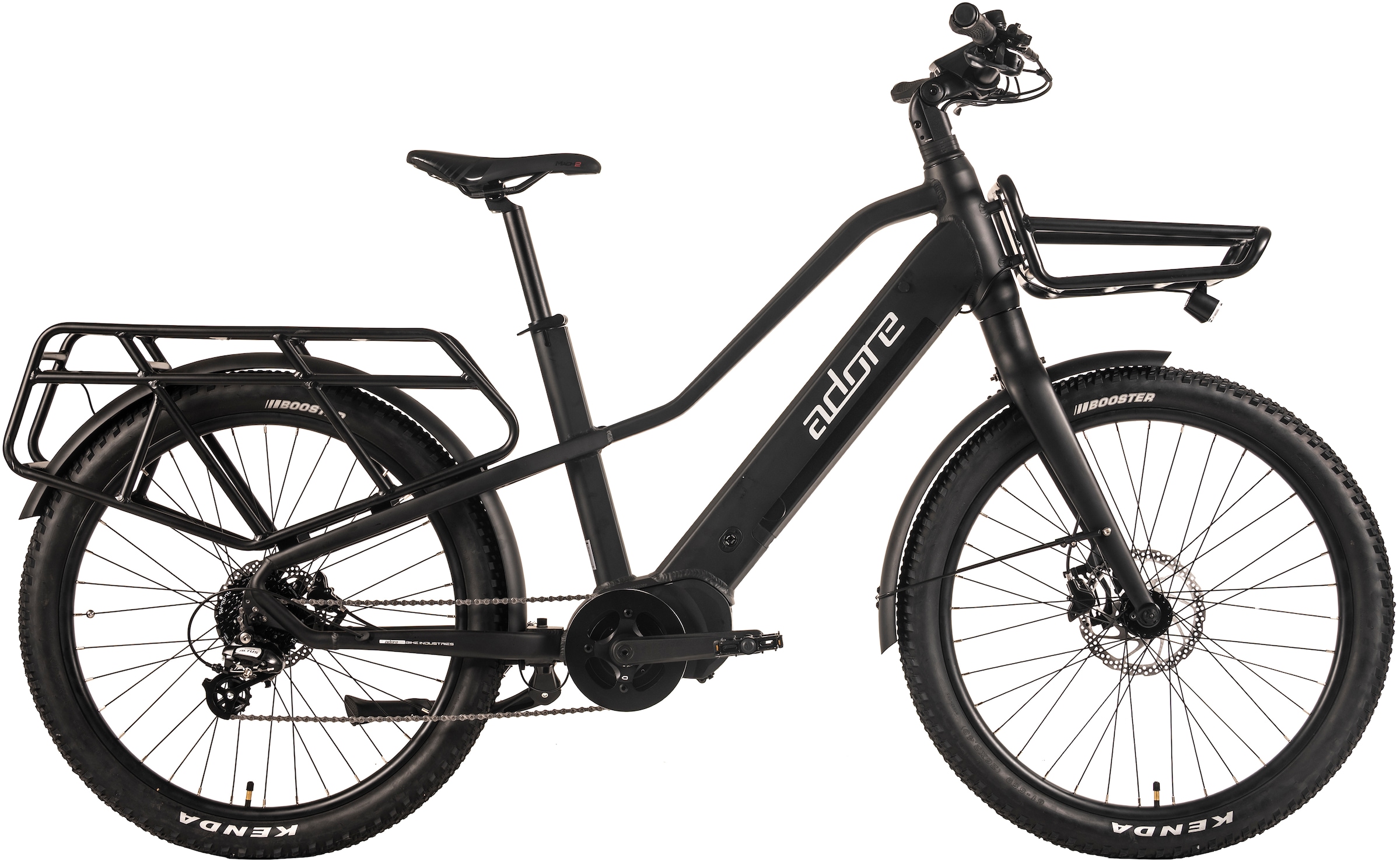 ADORE E-Bike "28" Alu Urban E-Bike CX-501 Mittelmotor 85NM / 15Ah Schwarz matt", 48cm, 26 Zoll (66,04cm), schwarz, Elektrofahrräder, Pedelec,
