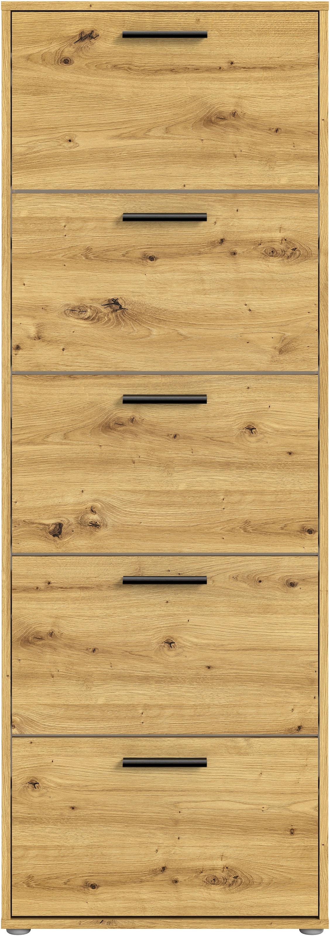 HBZ Schuhkommode »Sam Schuhkipper, Schuhschrank BxHxT 59x169x17 cm« 1 Stk. tlg. mit 5 Klappen