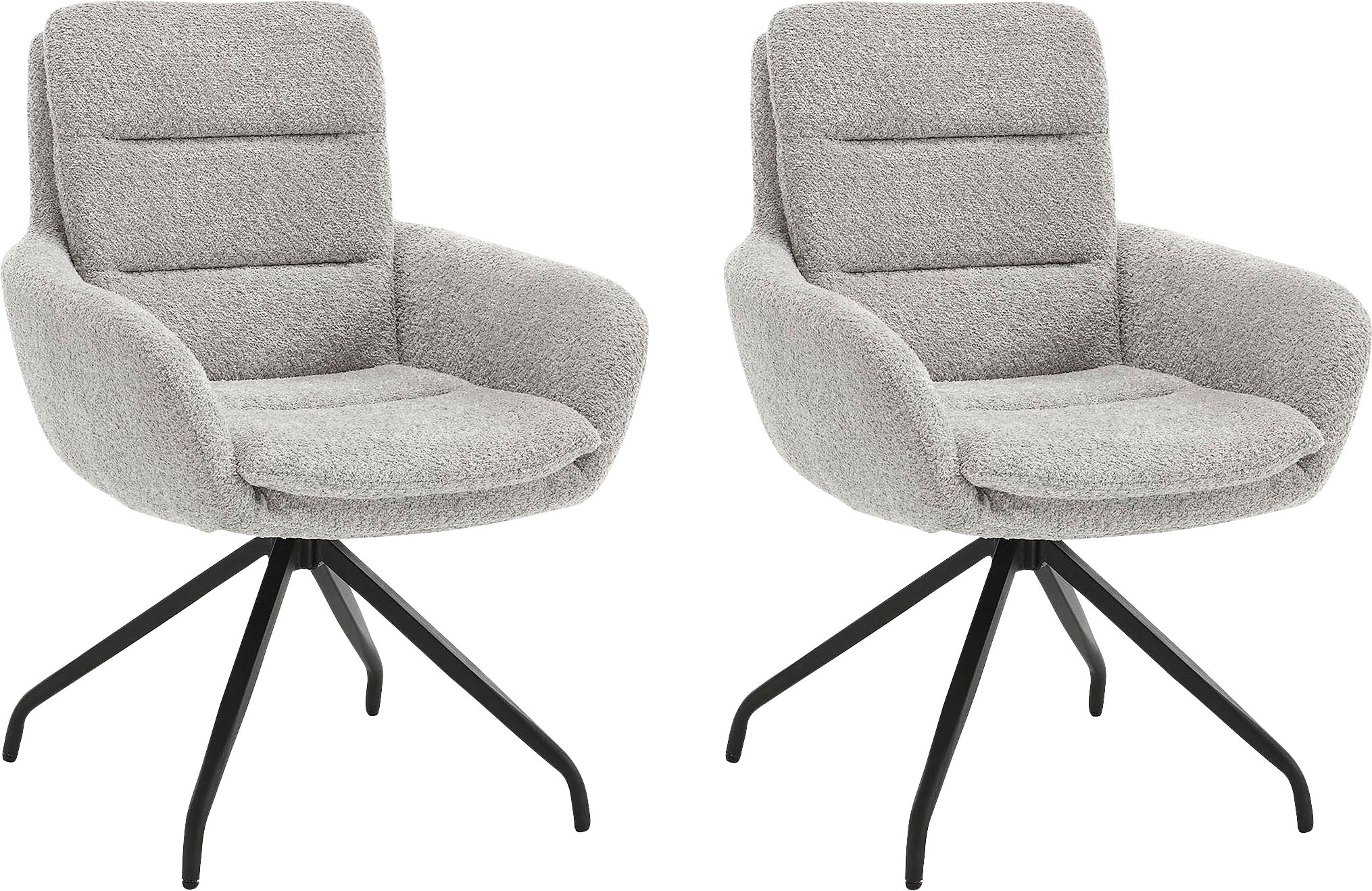 Home affaire Esszimmerstuhl "Taragona" (Set) 2 Stk. Boucle mit unterschiedl günstig online kaufen