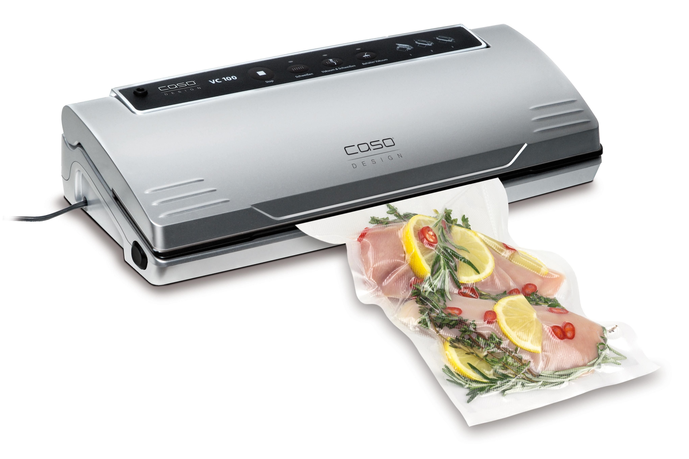Caso Vakuumierer "VC100" 120 W Inkl. 10 gratis Profi-Beutel günstig online kaufen