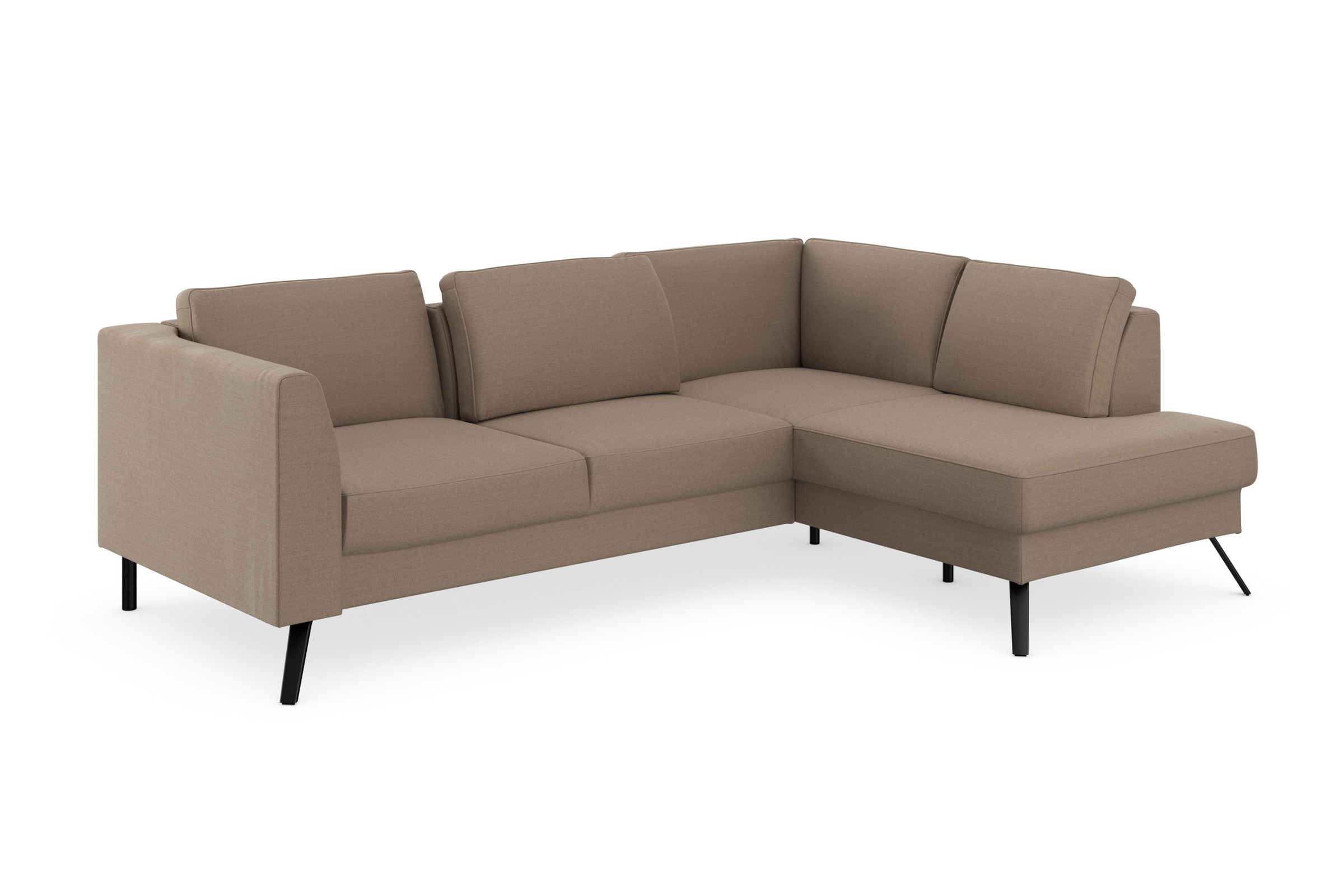 sit&more Ecksofa »Lindholm L-Form«, mit Sitztiefenverstellung und Federkern