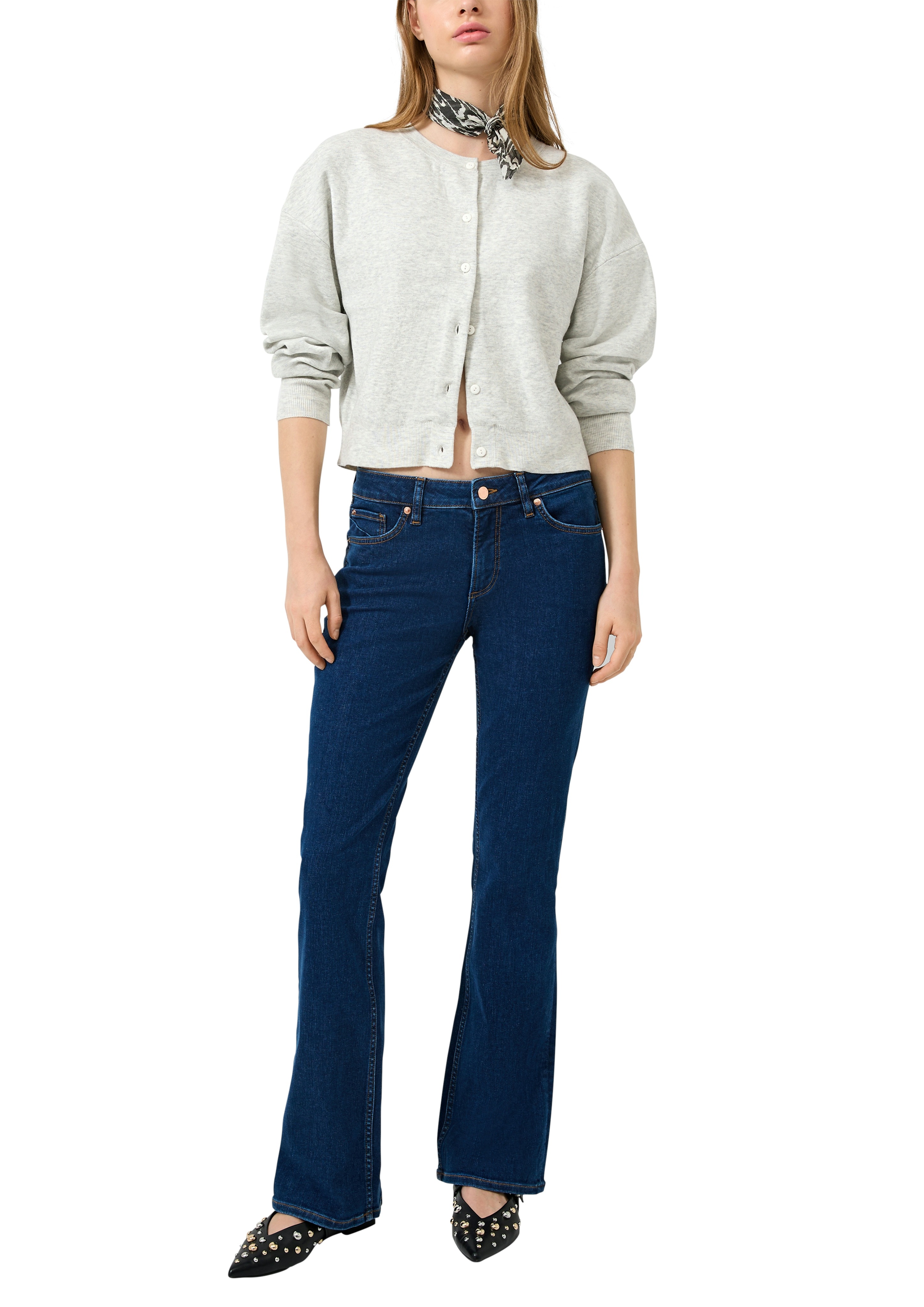 Thumbnail - QS Schlagjeans mit Schlag und Stretch