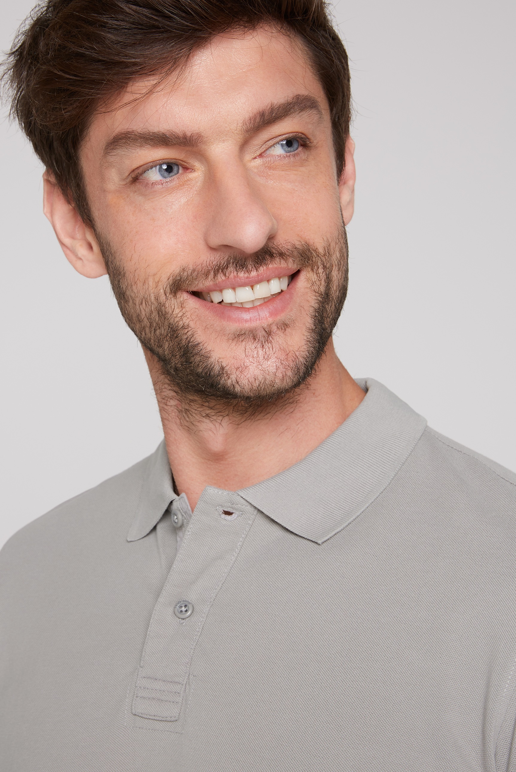 CAMP DAVID Poloshirt, mit Seitenschlitze