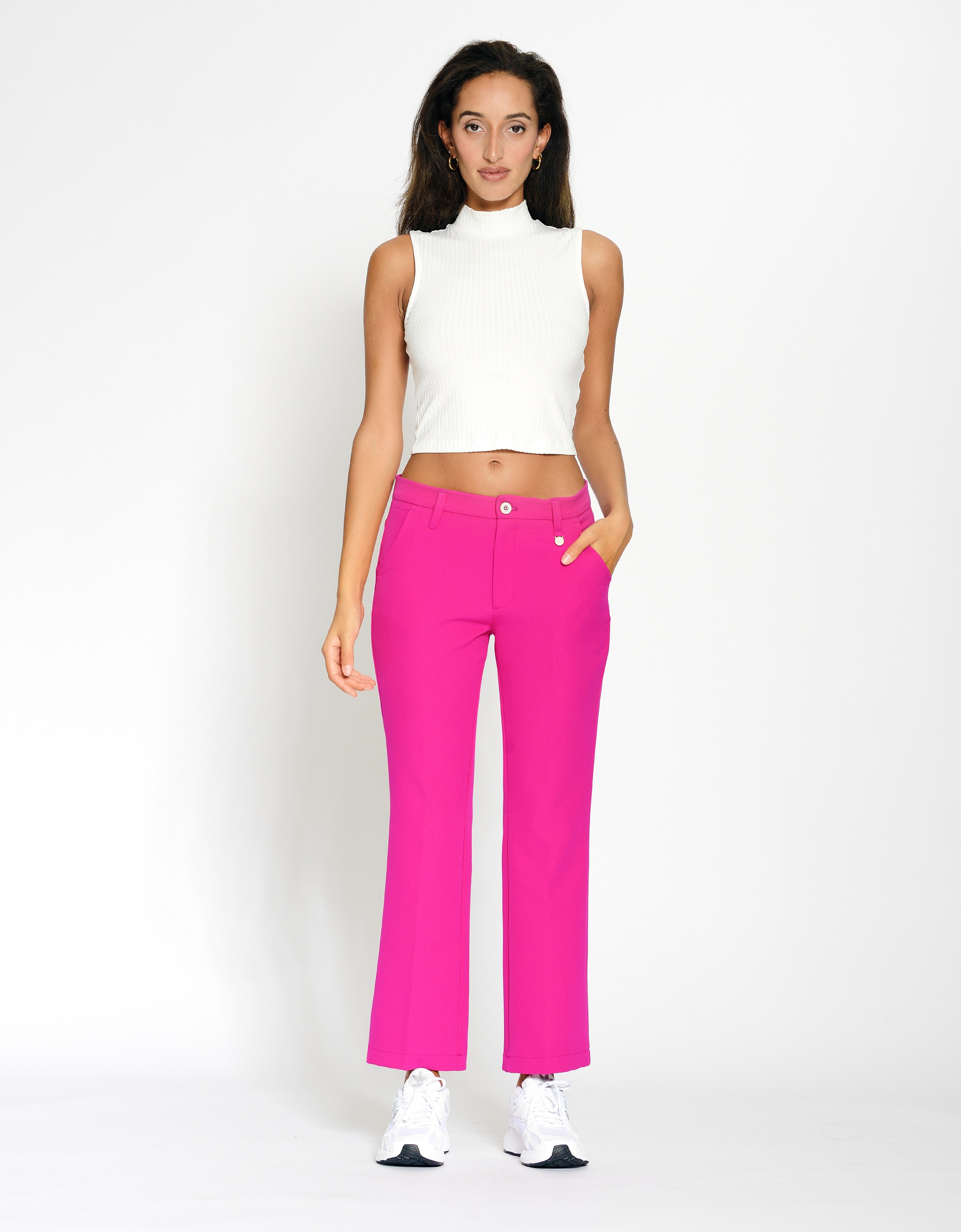 GANG Stoffhose "GANG Hosen Wide Fit 94CINZIA KICK" günstig online kaufen