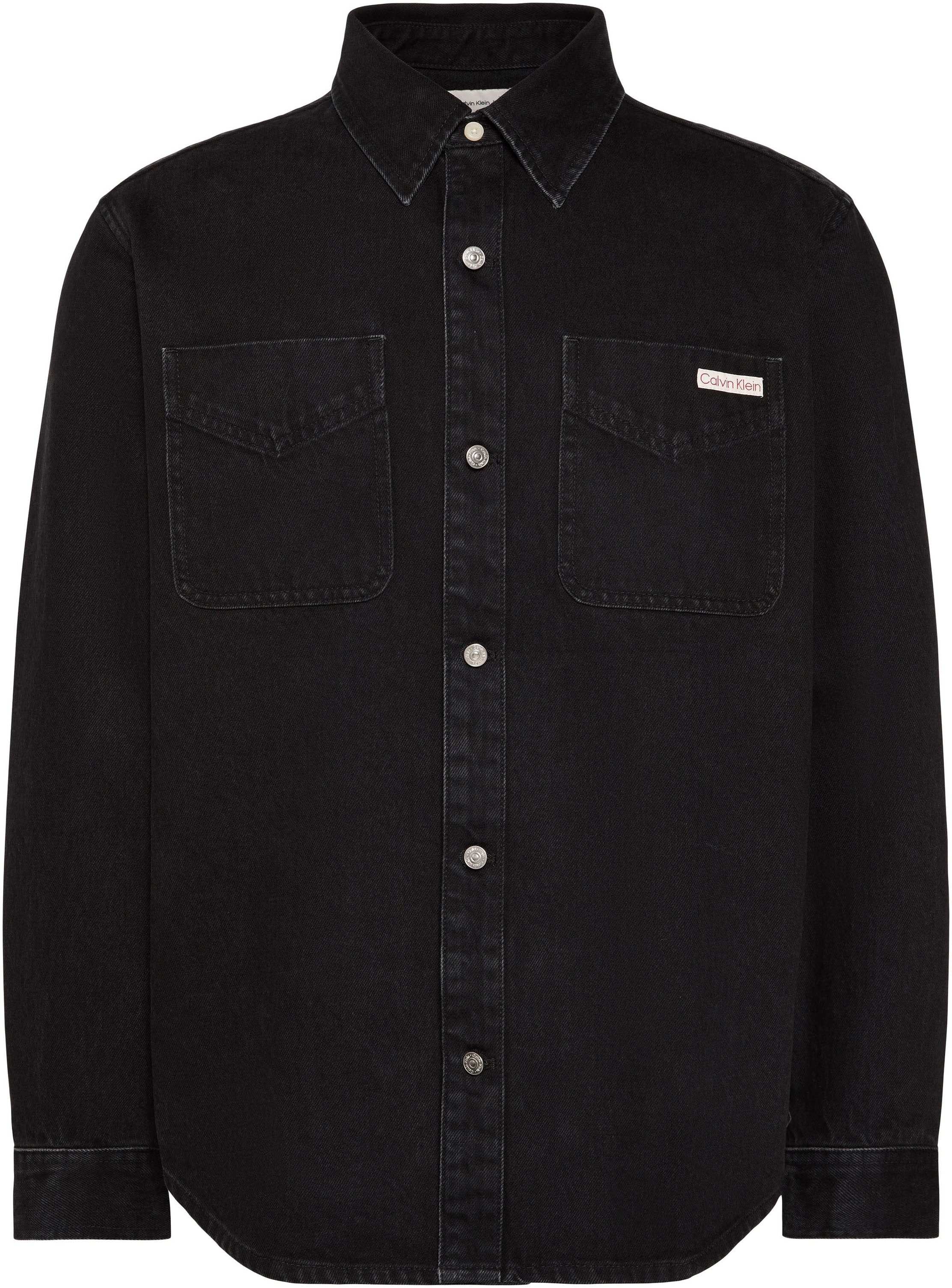 Calvin Klein Jeans Jeanshemd "90S BLACK STONE" Regular fit mit aufgesetzten günstig online kaufen