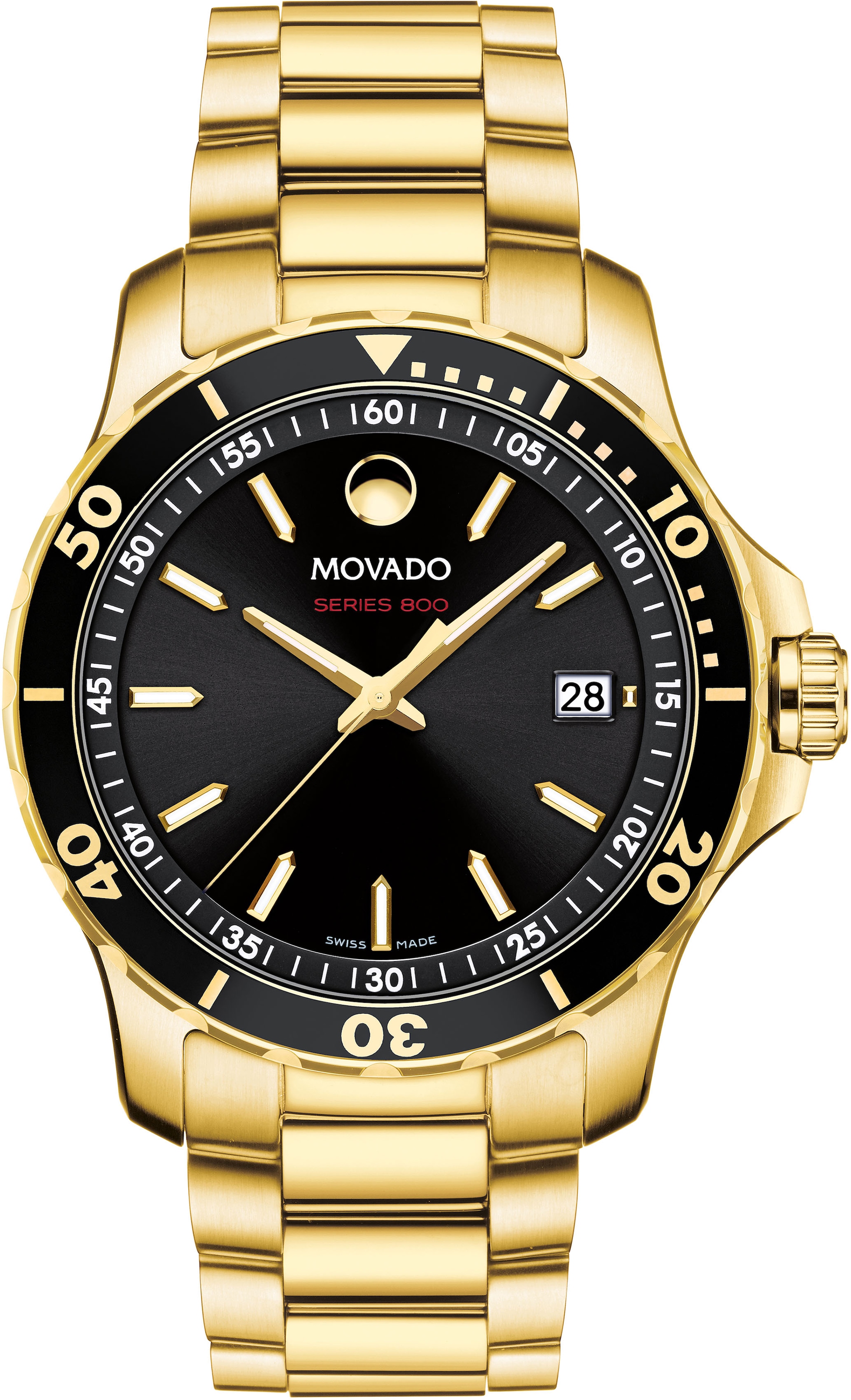 MOVADO Schweizer Uhr »Series 800, 2600145«, Quarzuhr, Armbanduhr, Herrenuhr, Damenuhr, Swiss Made