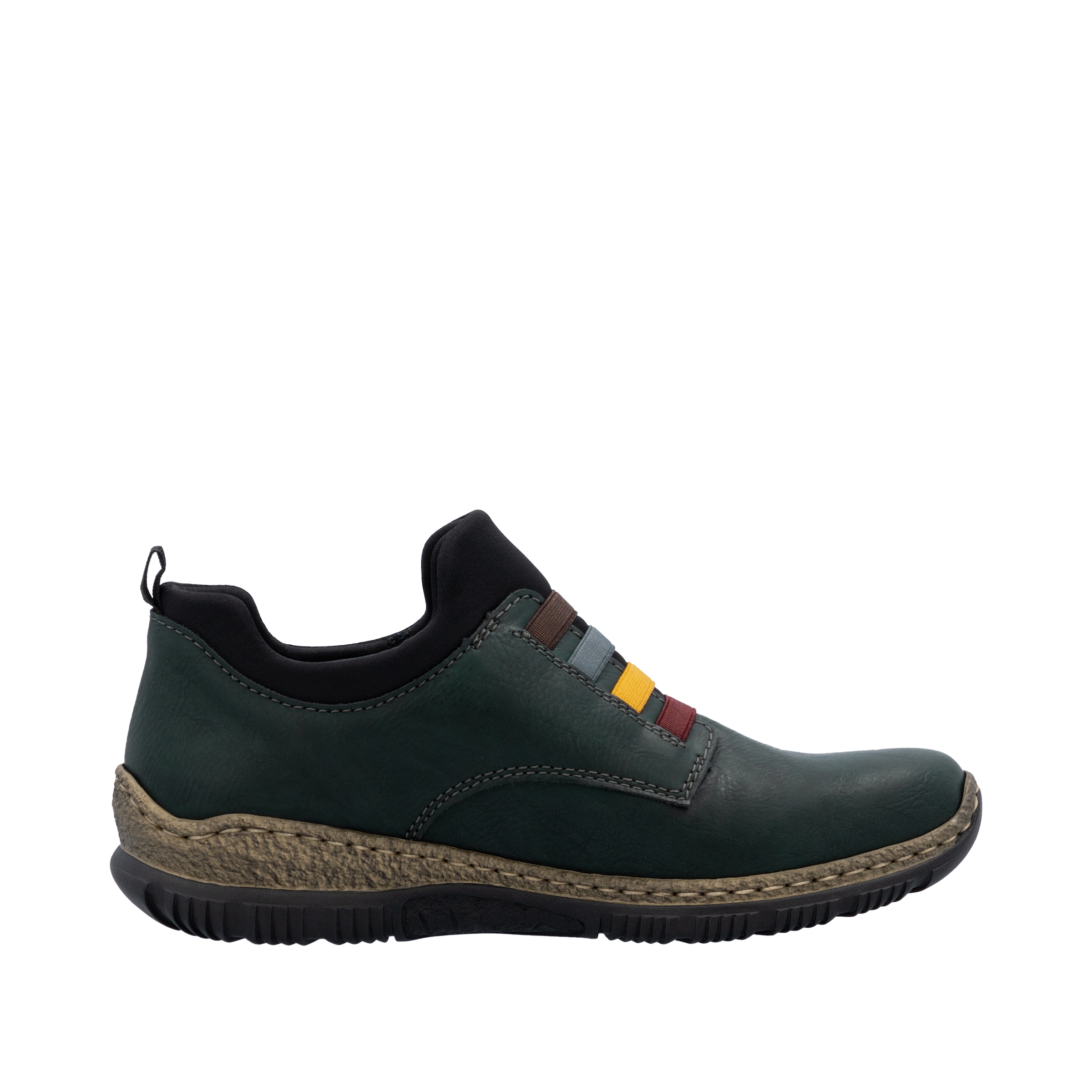 Rieker Slip-On Sneaker, Slipper, Schlupfschuh, Freizeitschuh, Halbschuh mit Anziehlasche