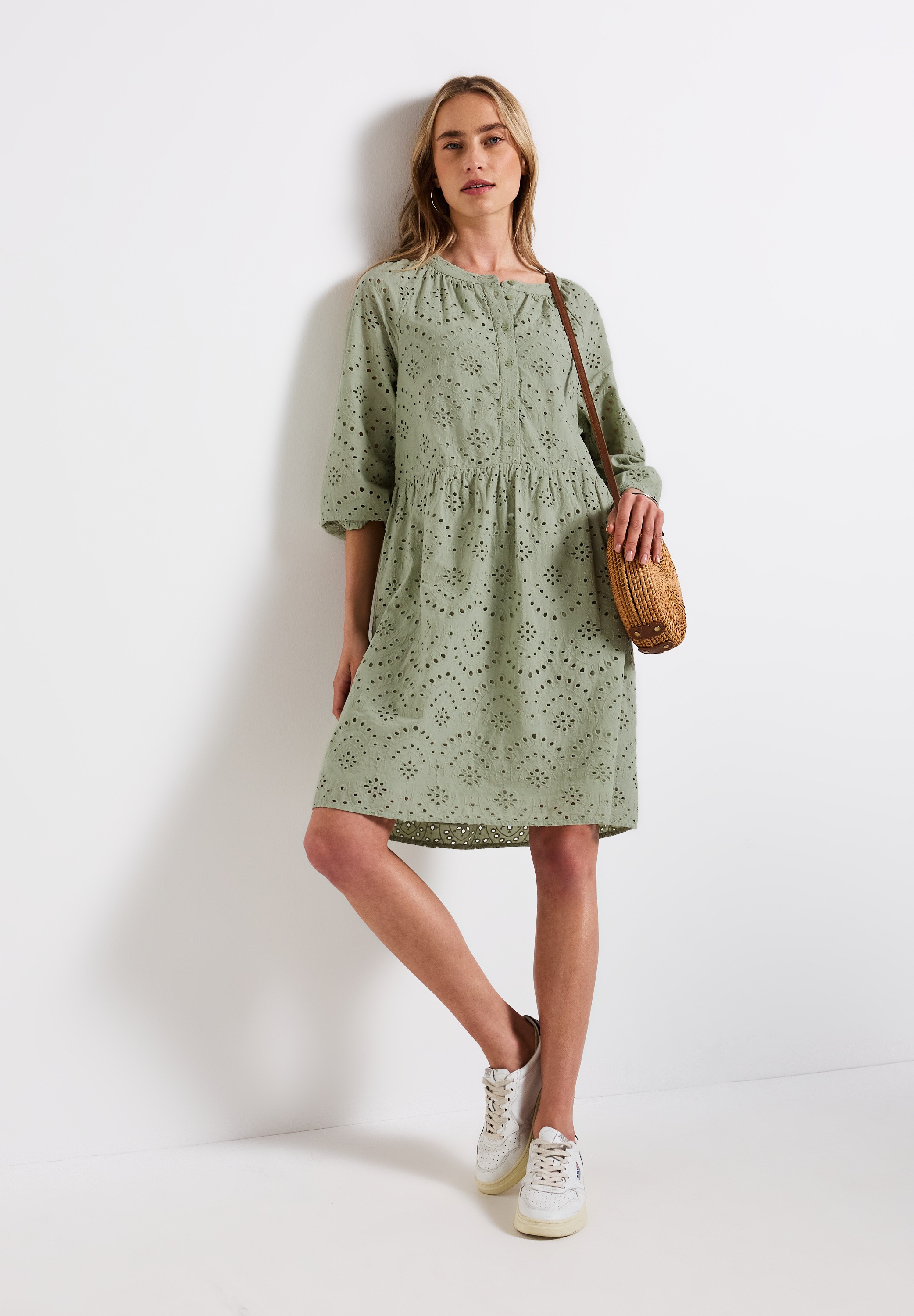 STREET ONE Tunikakleid Ohne Taschen mit Rundhalsausschnitt