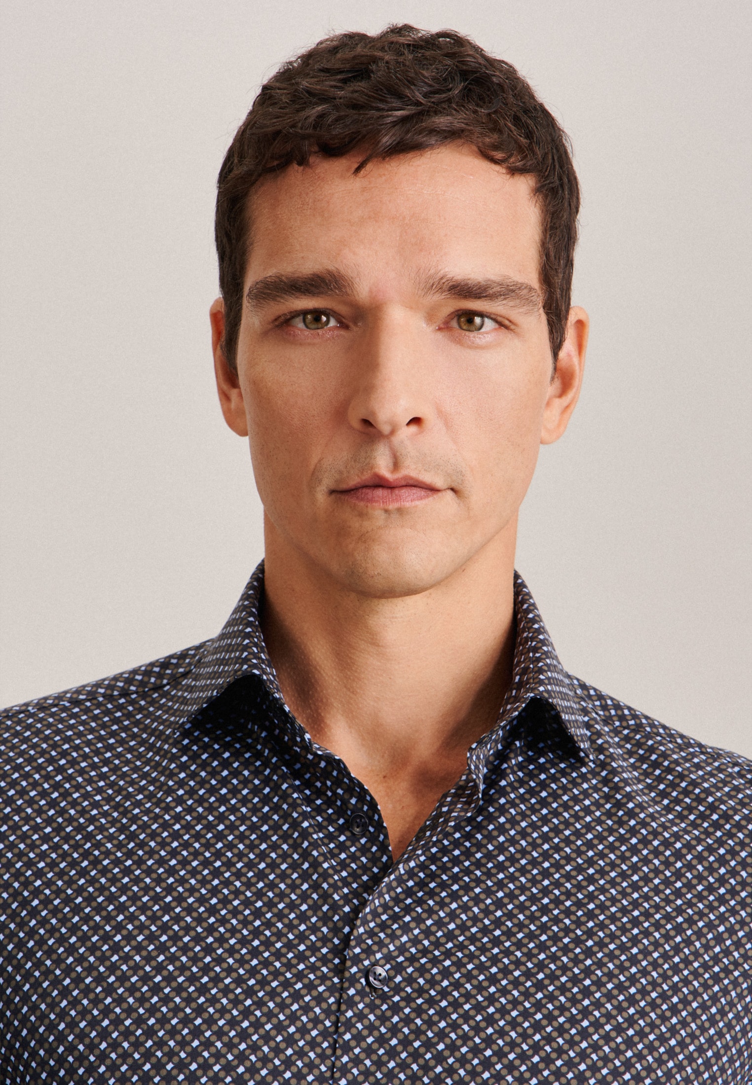 seidensticker Businesshemd »Slim« Slim Langarm Kentkragen Druck