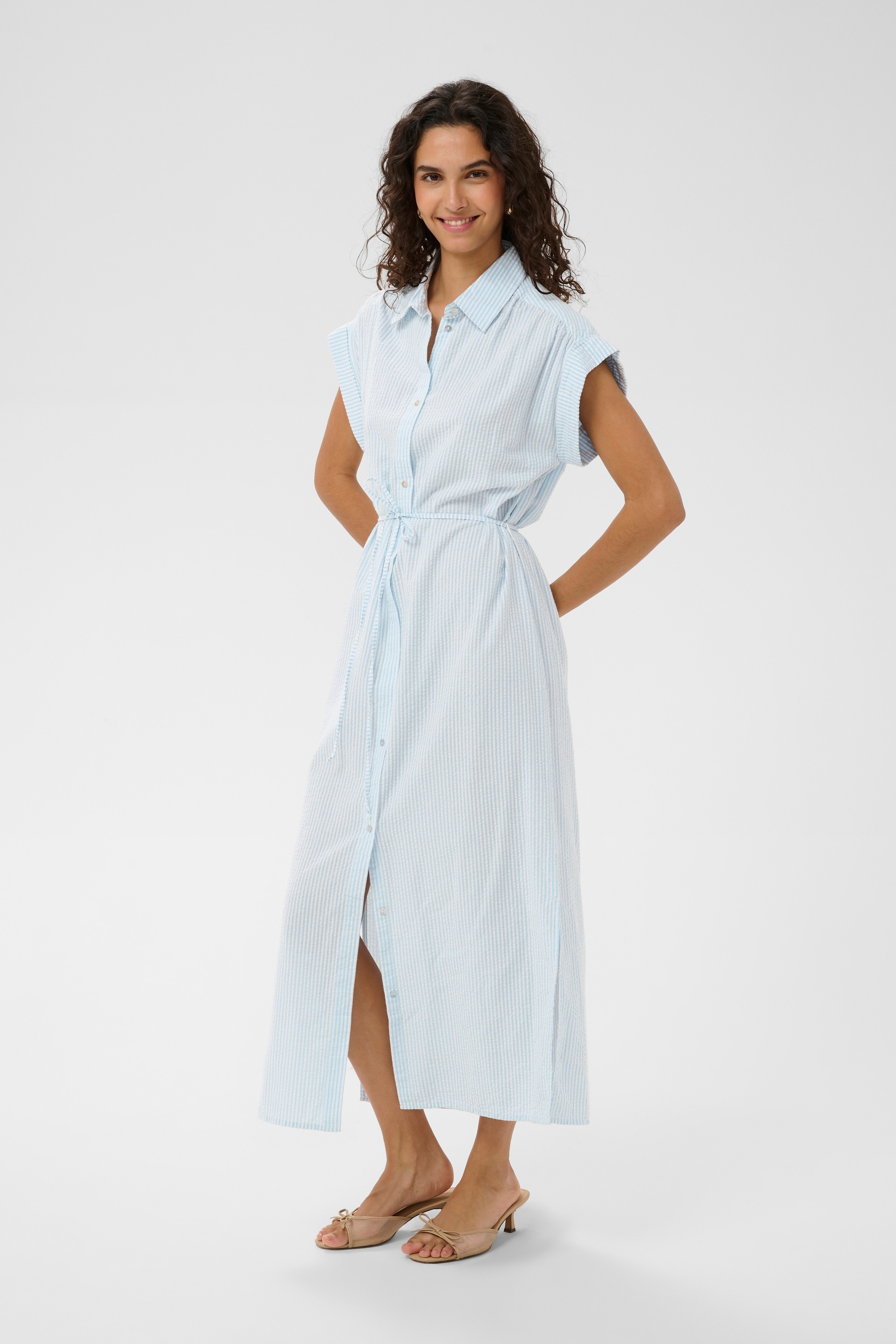 Saint Tropez Midikleid »Damen Kleid ElmikoSZ«