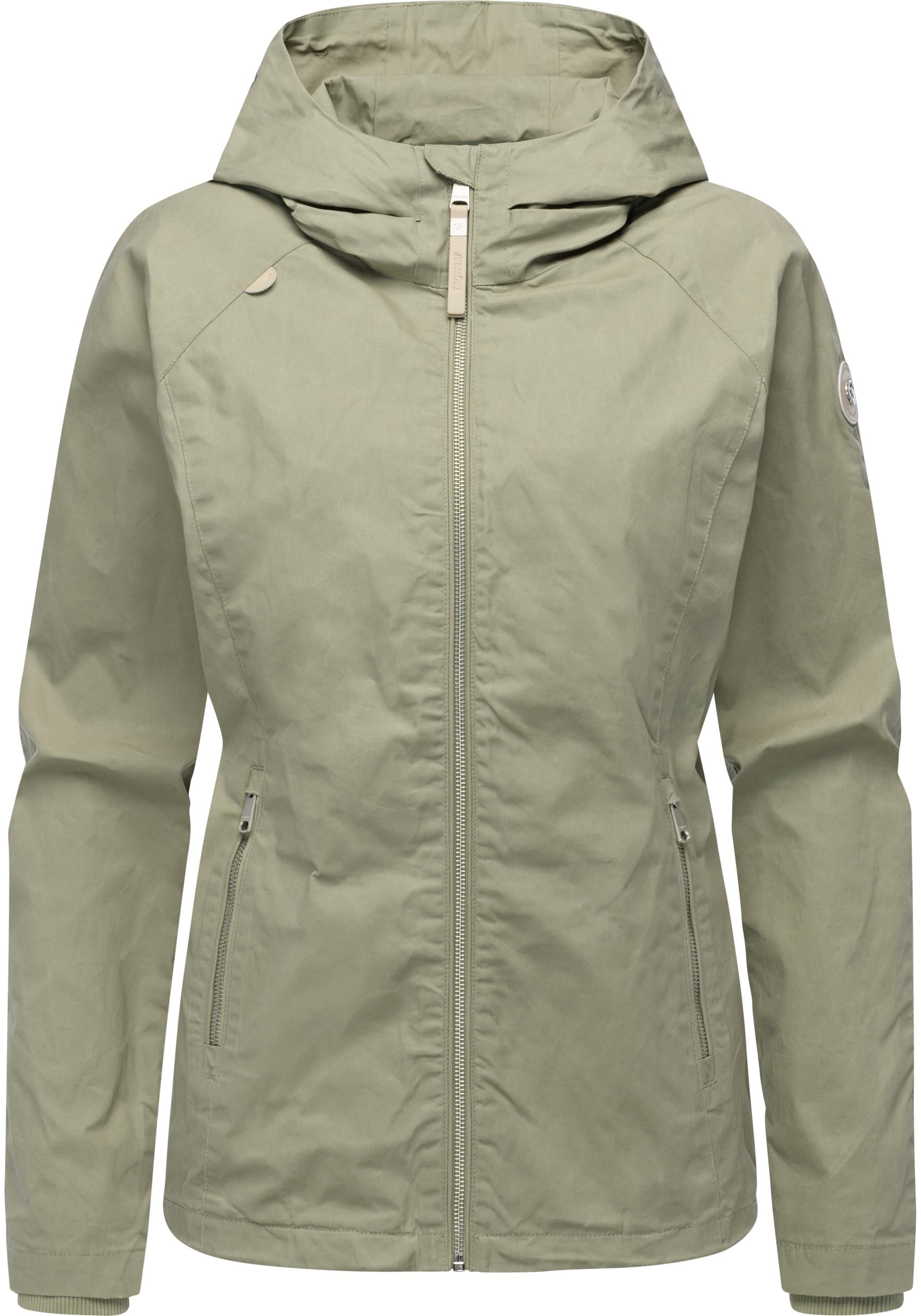 Ragwear Outdoorjacke "Dizzea Vintage YOUMODO" mit Kapuze Beschichtete Baumwoll-Jacke für den Übergang