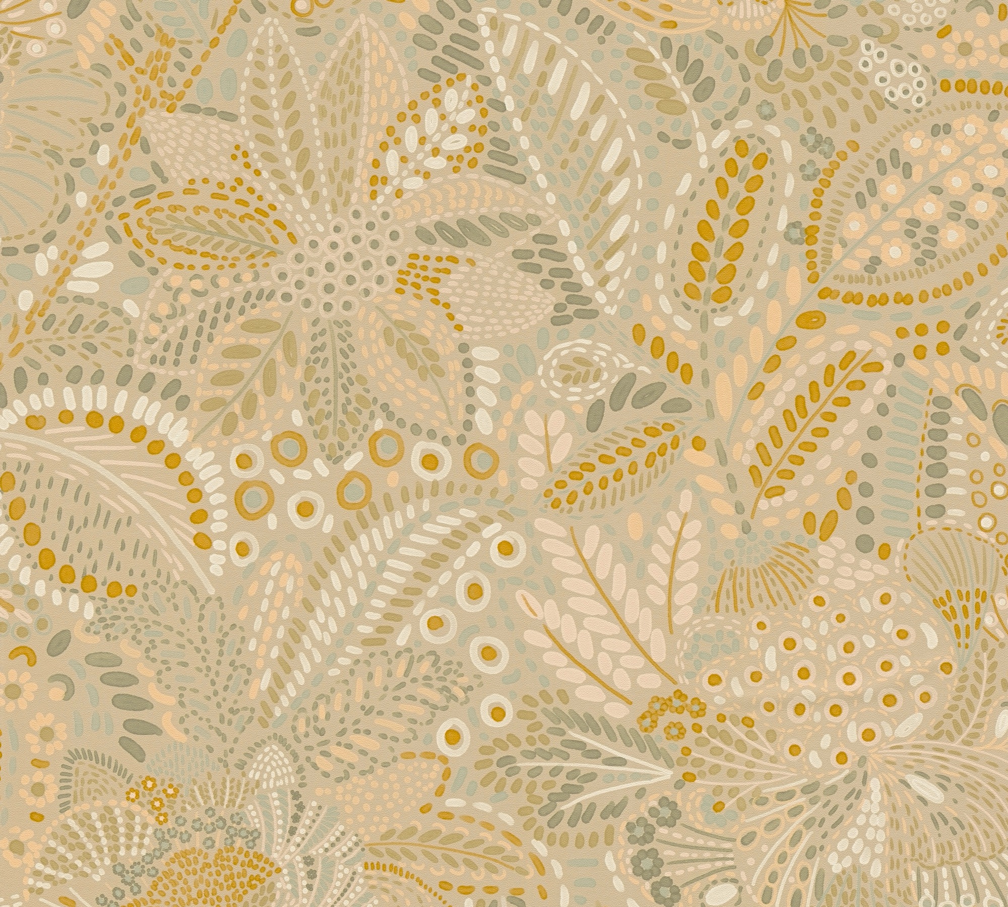A.S. Création Vliestapete »Cuba II Ethno Floral Jungle« Retro | floral | tropisch leicht strukturiert Auffälliges Ethno-Design mit kunstvollen floralen Elementen