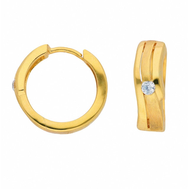 Adelia´s Paar Ohrhänger »Damen Goldschmuck«, 333 Gold Goldschmuck für Damen  bestellen | BAUR