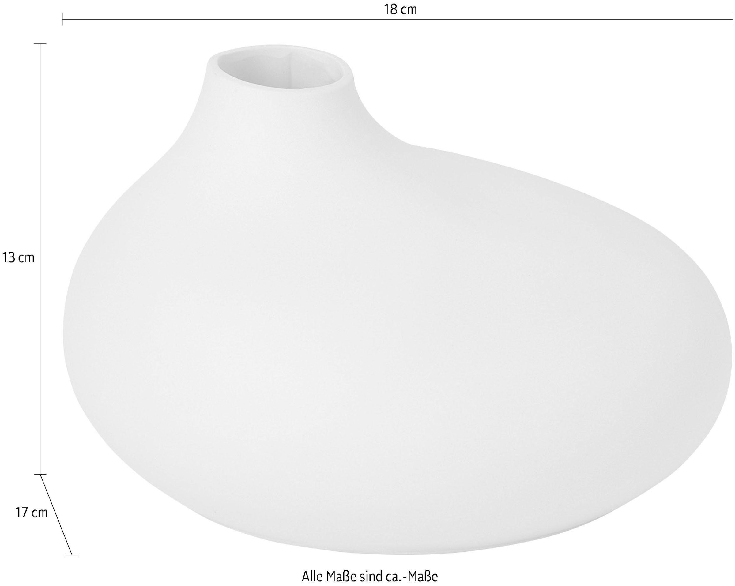 BLOMUS Dekovase »NONA, aus Porzellan«, (1 St.), Vase in außergewöhnlicher Form, Höhe ca. 13 cm