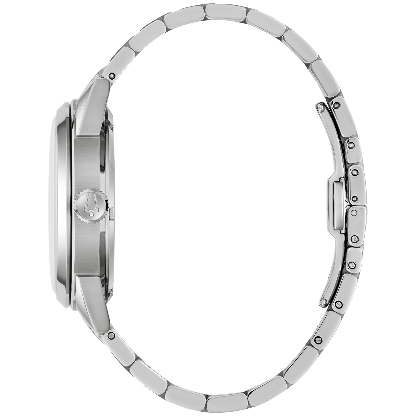 Bulova Mechanische Uhr »Bulova Sutton« Armbanduhr, Herrenuhr, Edelstahlarmband, analog, Tag