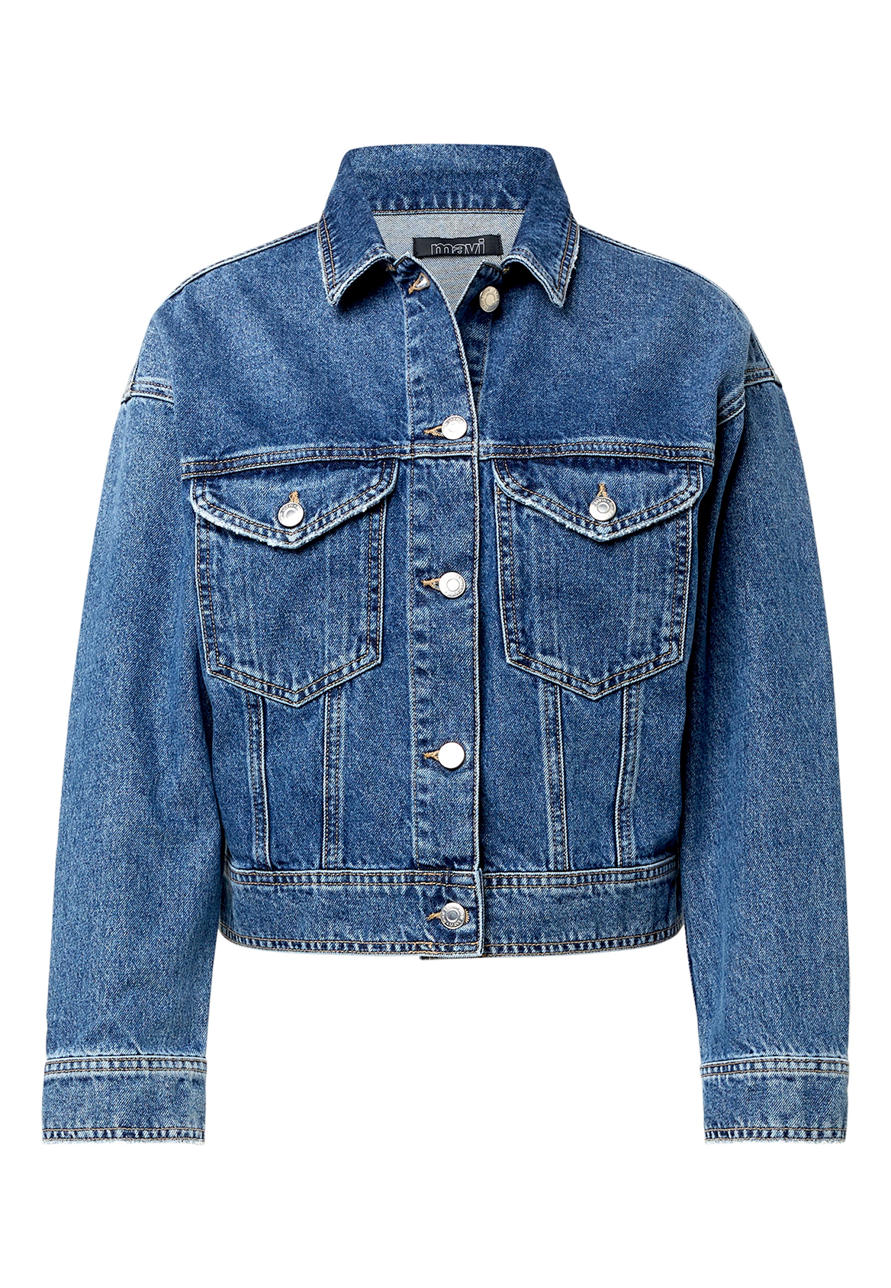 Mavi Jeansjacke »ROSA«, ohne Kapuze, Tailliert geschnitten