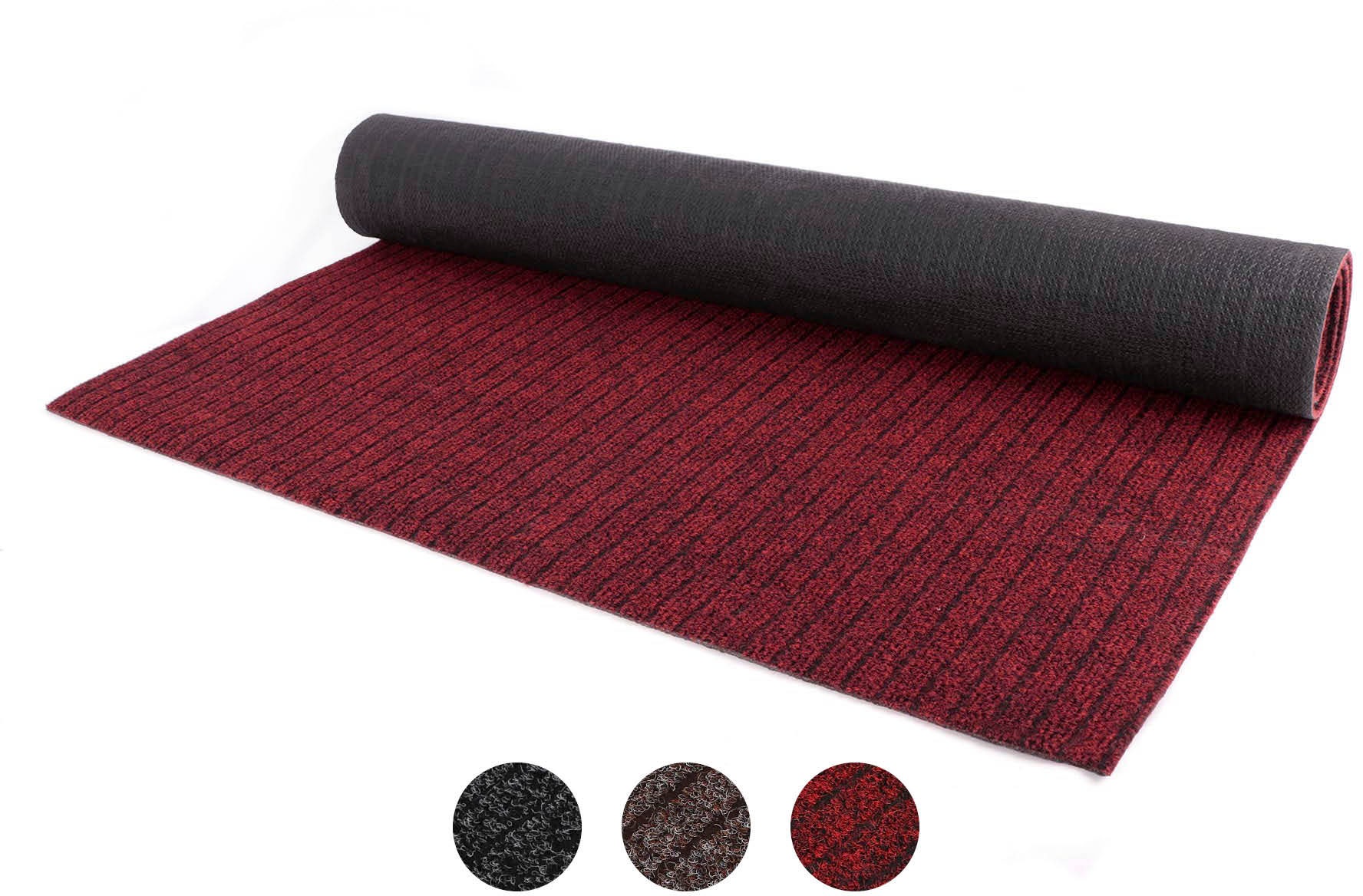 Primaflor-Ideen in Textil Läufer "Schmutzfangläufer VALENCIA, Made in Belgium" rechteckig 5,2 mm Höhe Schmutzfangmatte, gesteift, strapazierfähig, rutschhemmend, waschbar