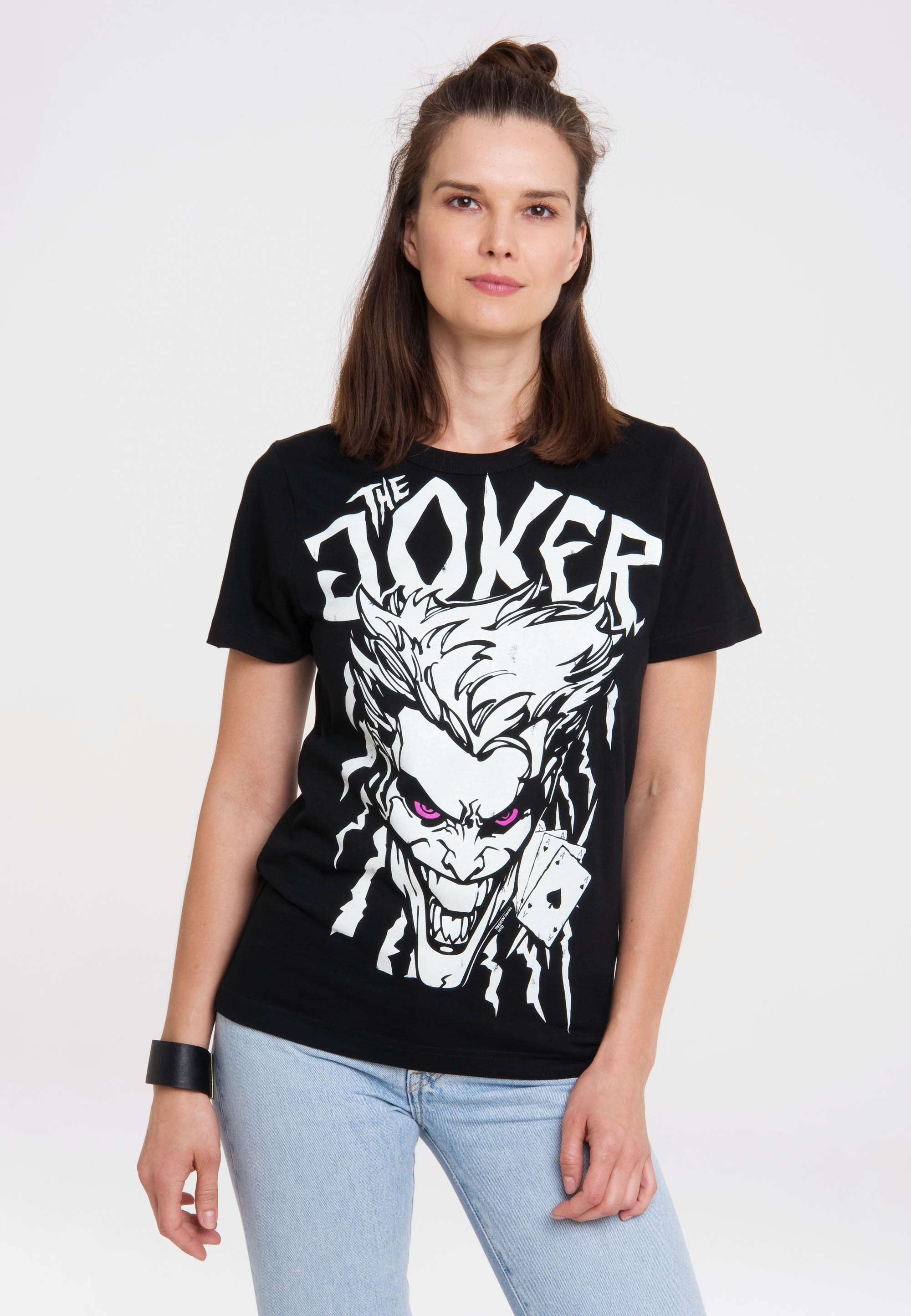 LOGOSHIRT T-Shirt BAUR Joker«, »DC mit Print bestellen - | Comics lizenziertem online
