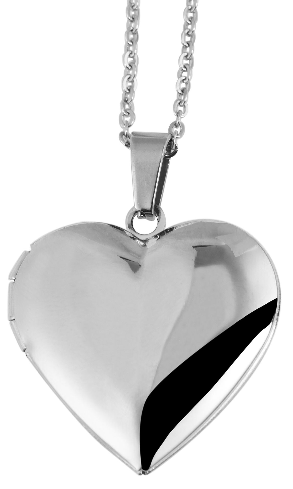 Adelia´s Kette ohne Anhänger »Damen Halskette – Medaillon aus Edelstahl 43+5« Zum Verschenken an Menschen, die Ihnen am Herzen liegen