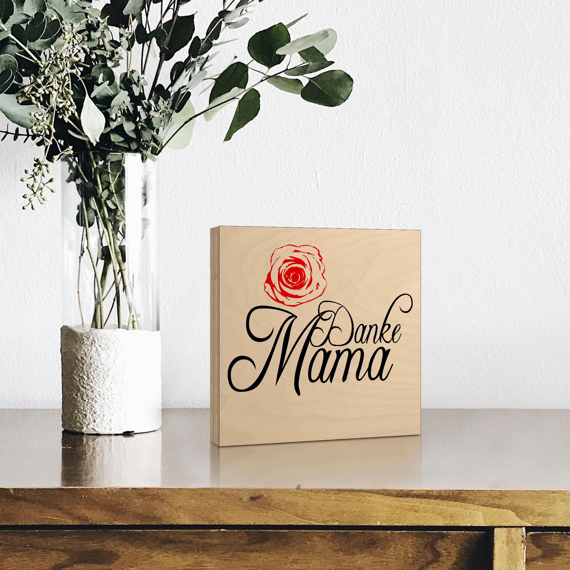 Artland Holzbild "Danke Mama", Sprüche & Texte, (1 St.) günstig online kaufen