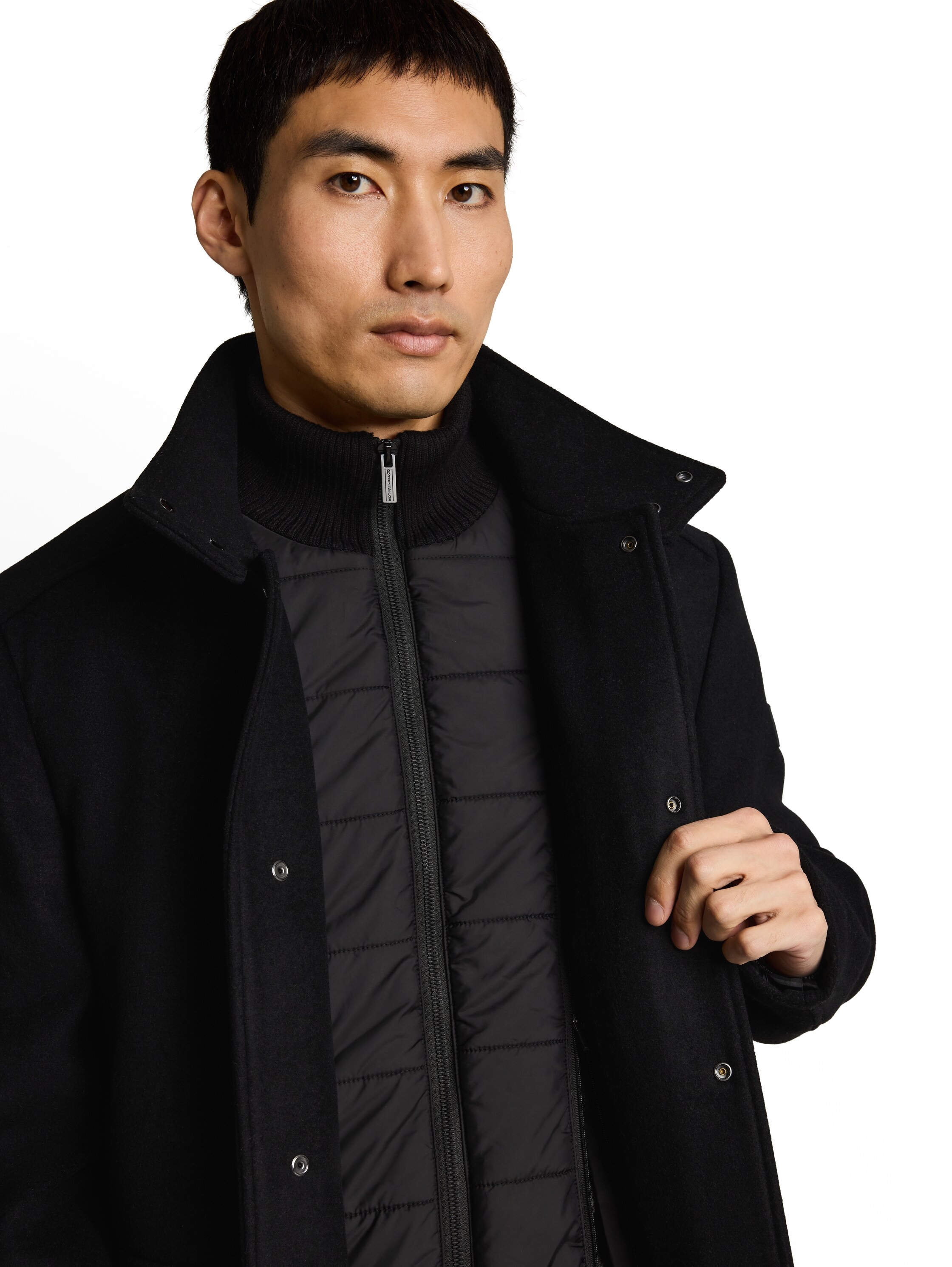 TOM TAILOR Wolljacke mit abnehmbarer Innenjacke