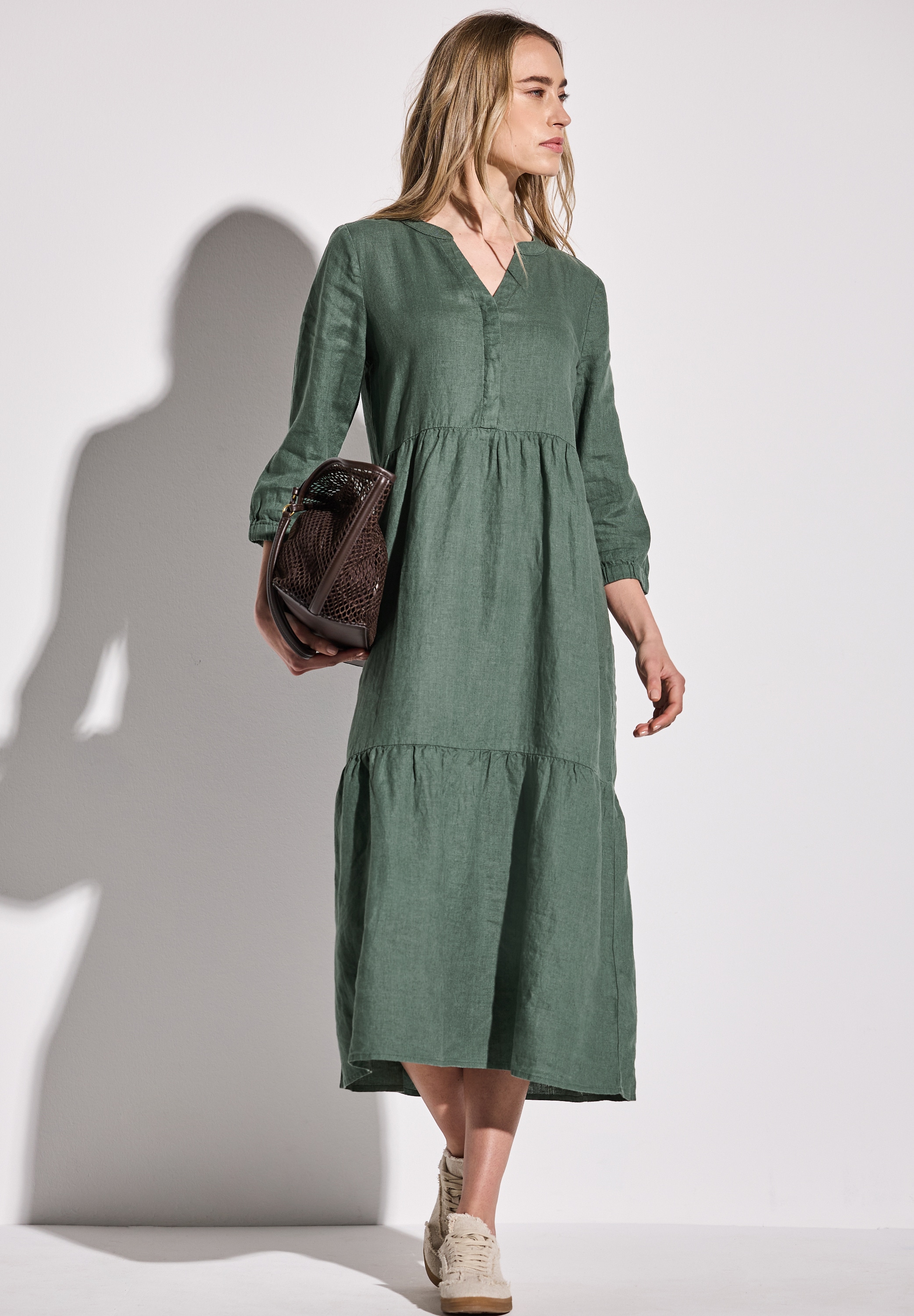 STREET ONE Midikleid, mit Volants