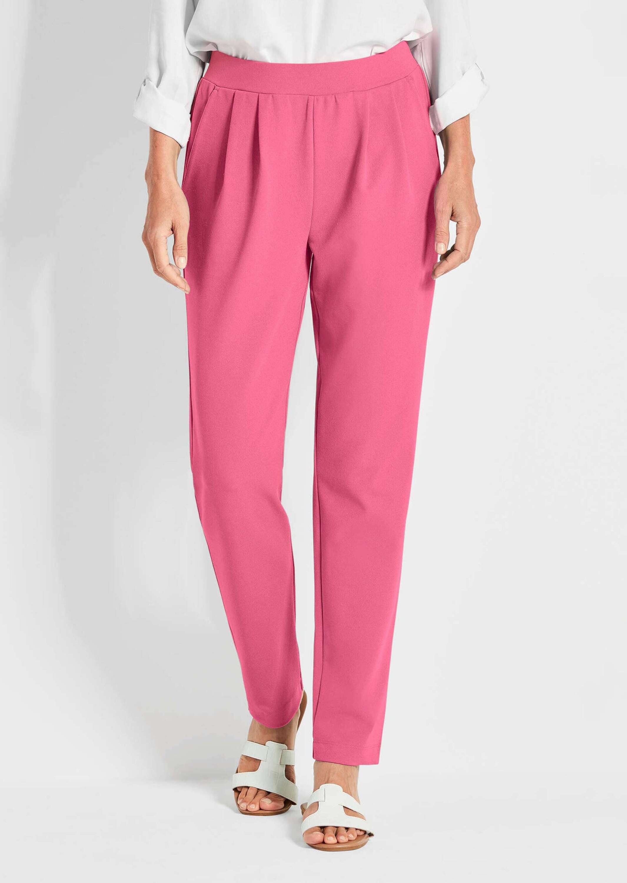 Thumbnail - GOLDNER Schlupfhose "Kurzgröße Weite Schlupfhose SARA in Krepp-Qualität"