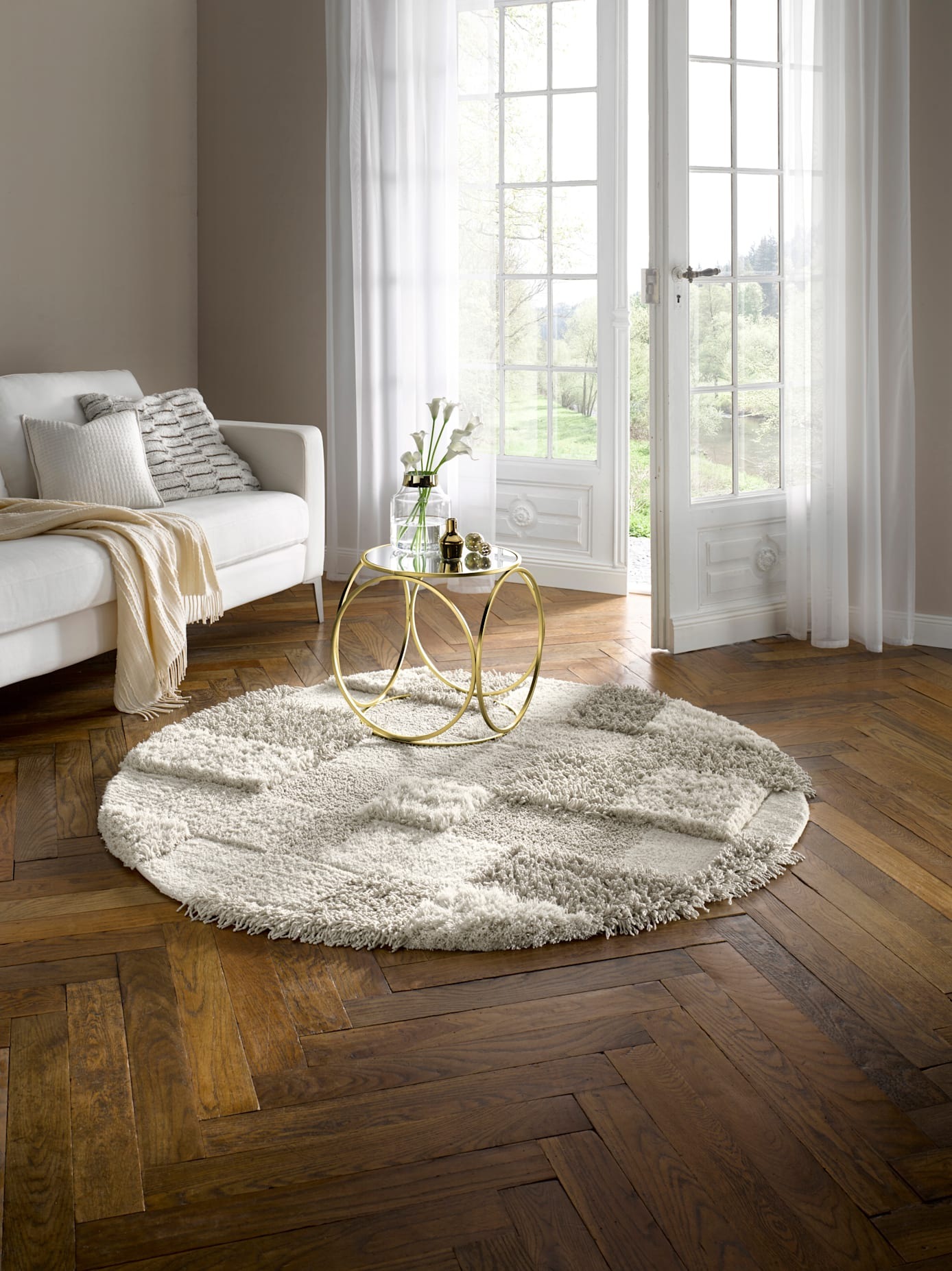 HEINE HOME Shag Rug Natural 140x70 cm 2