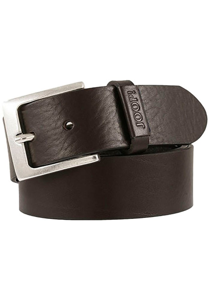 Joop Jeans Ledergürtel mit eckiger Dornschließe, im Vintage Look günstig online kaufen