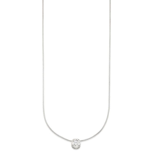 Bruno Banani Kette mit Anhänger »Schmuck Geschenk Silber 925 Halsschmuck  Halskette Schlangenkette Stein«, zu Kleid, Shirt, Jeans, Sneaker! Anlass  Geburtstag Weihnachten kaufen | BAUR