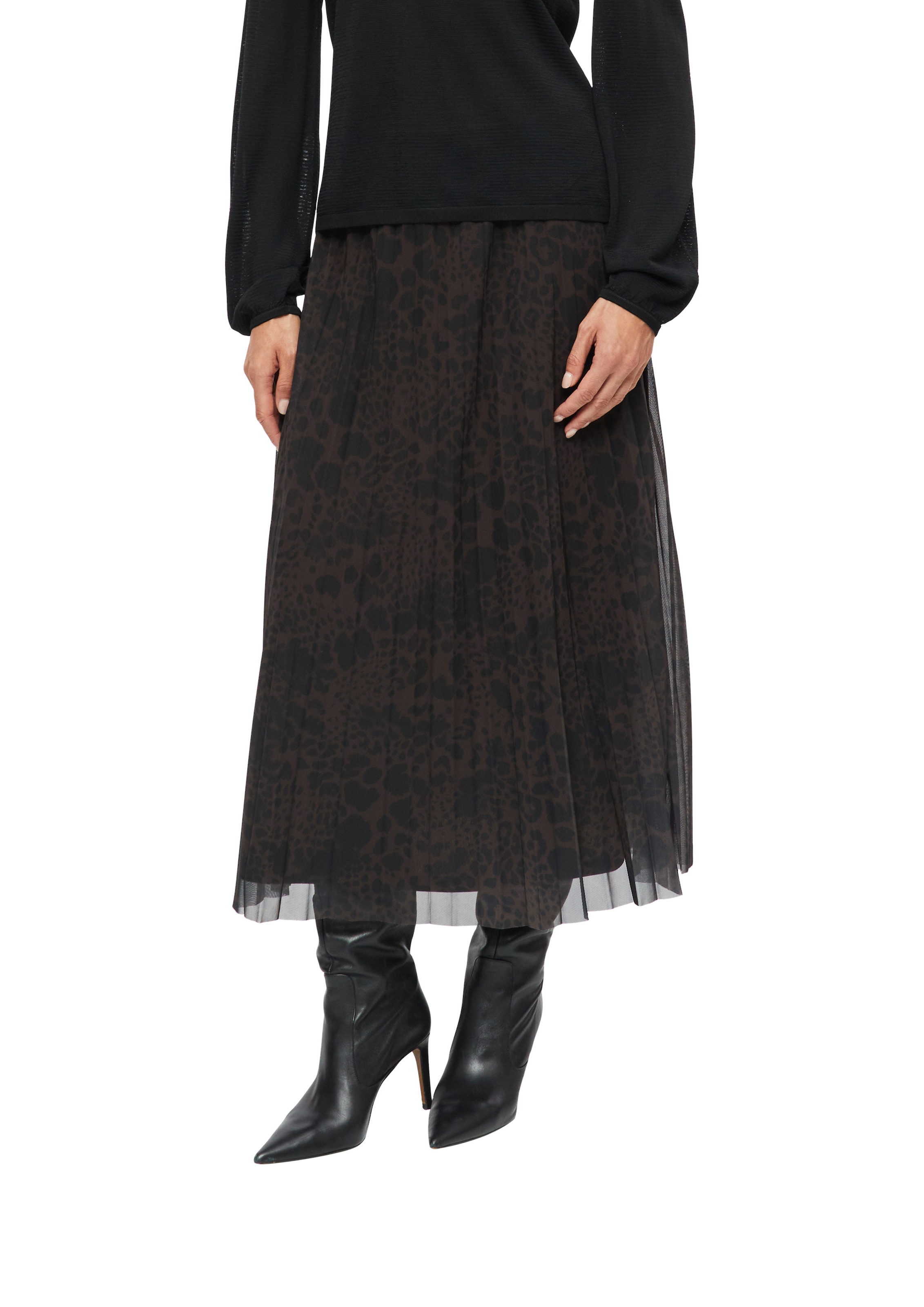 s.Oliver BLACK LABEL Meshrock mit Animal-Muster